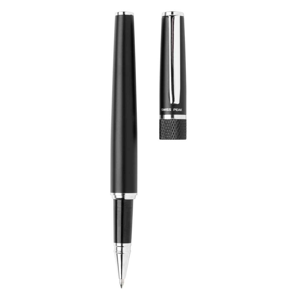 Swiss Peak Deluxe pennesett svart 2 penner gave
