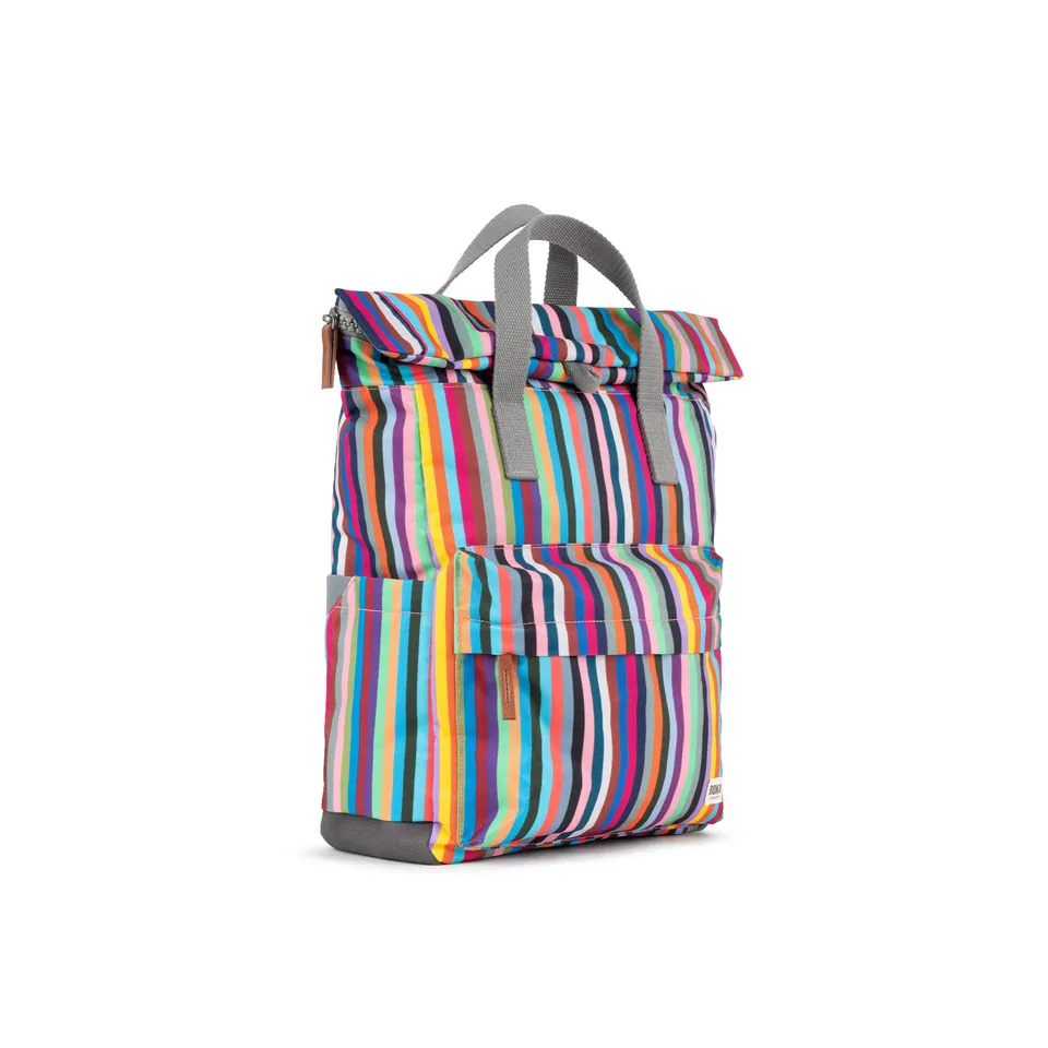 Roka London Canfield Roll Top ryggsekk multi stripe 16,4 liter