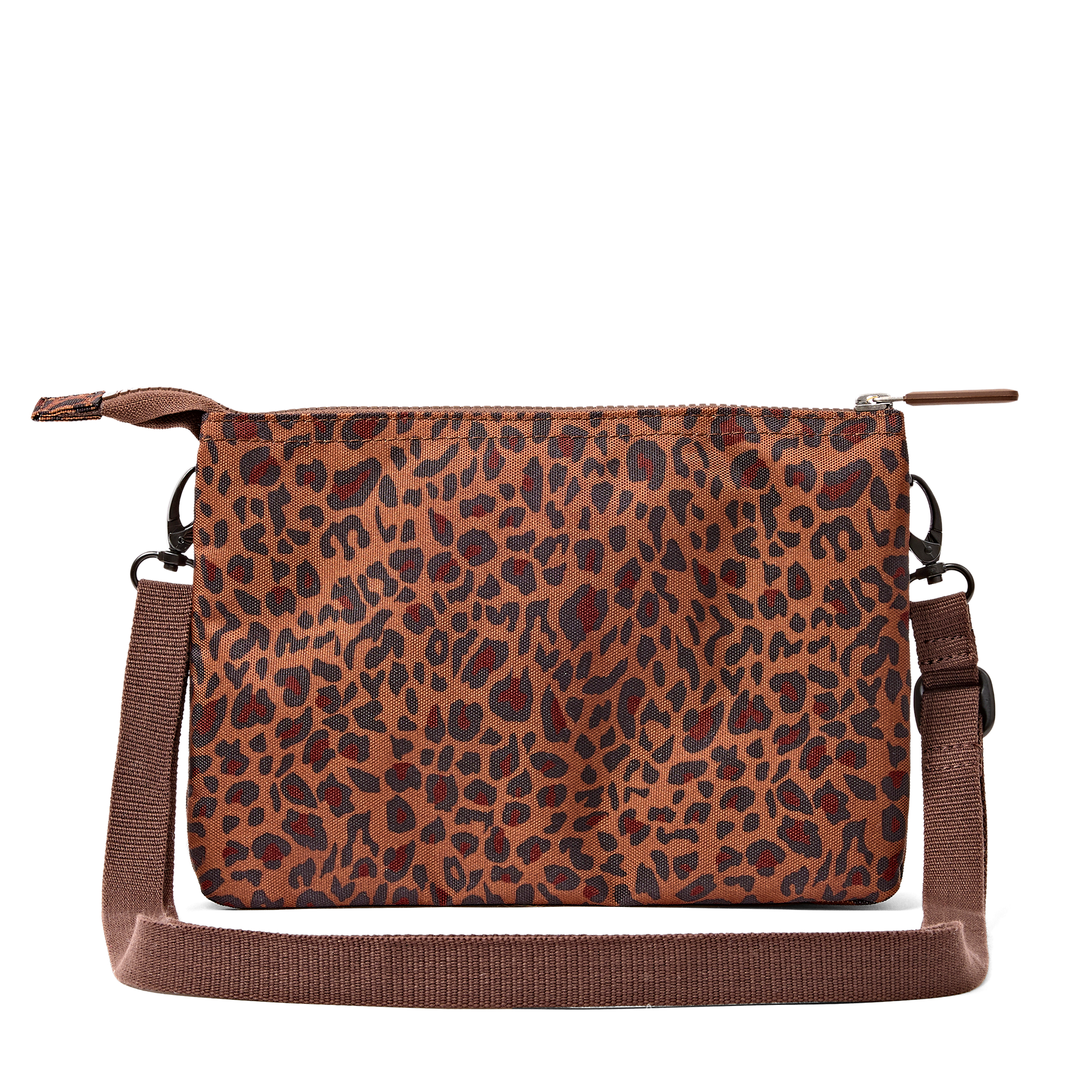 Roka London Carnaby XL crossbody Mini Leopard mønstret