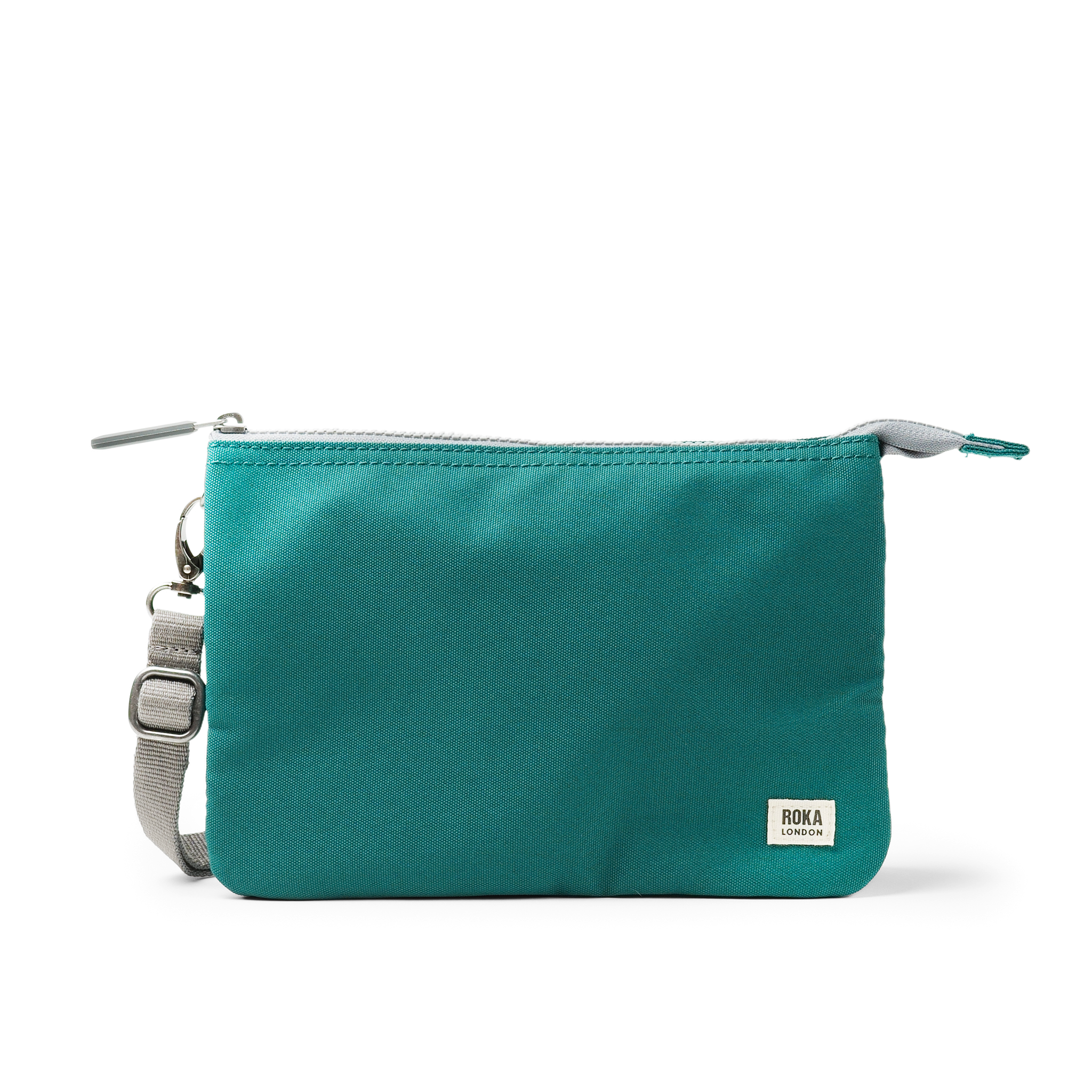 Roka London Carnaby Teal lommebokveske XL 0,5 liter
