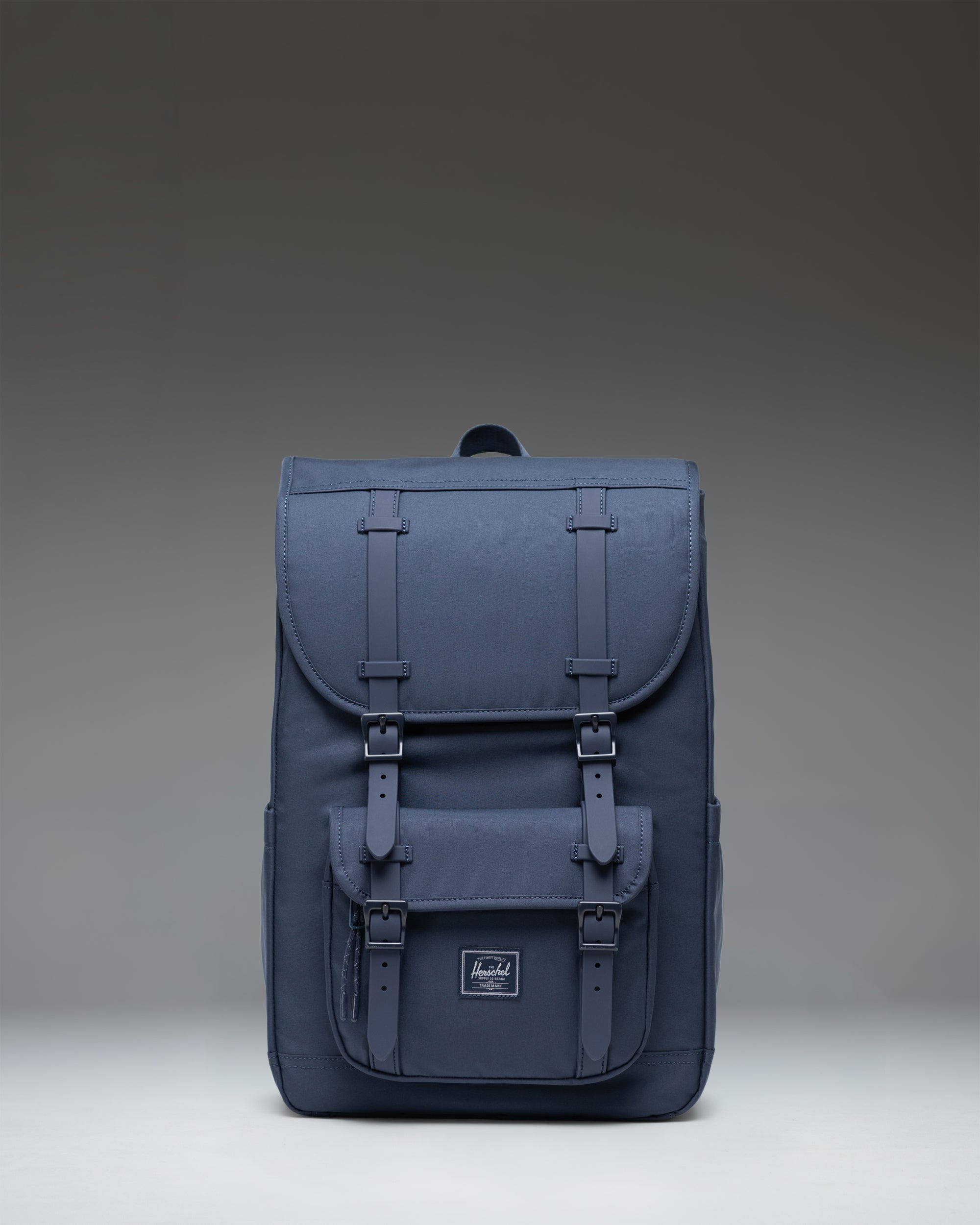 Herschel Little America Mid ryggsekk svart twill