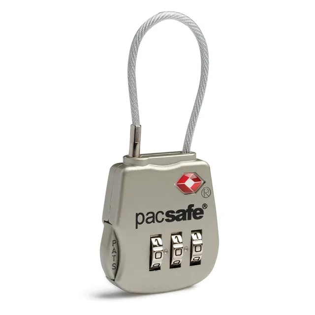 Pacsafe Prosafe 800 kabellås TSA kombinasjon