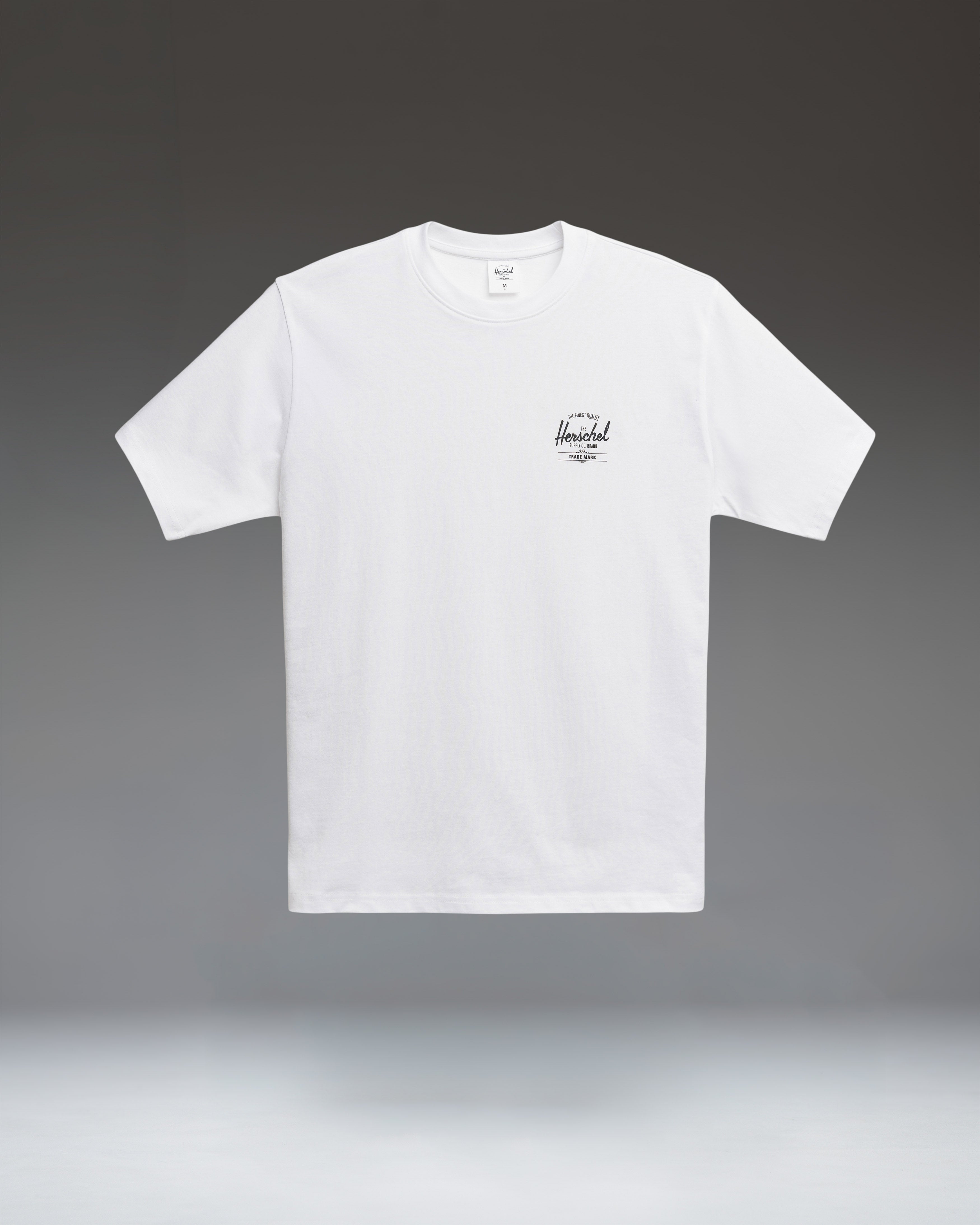 Herschel Basic Tee t-skjorte svart-hvit herre klassisk