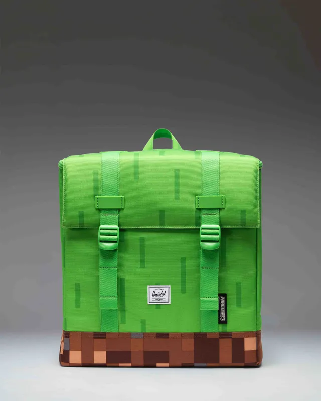 Herschel Minecraft Cube ryggsekk Grass Block gaming