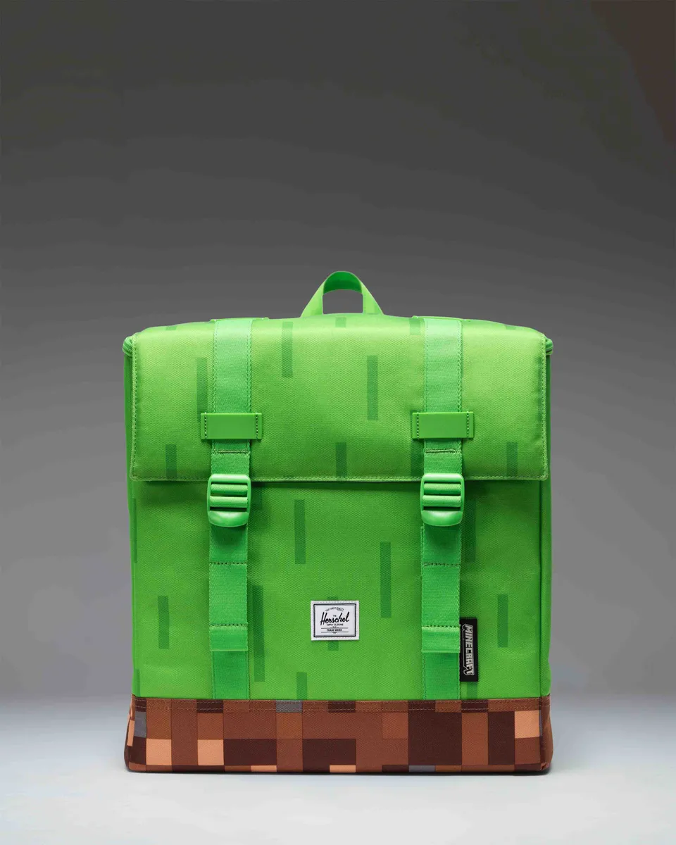 Herschel Minecraft Cube ryggsekk Grass Block gaming
