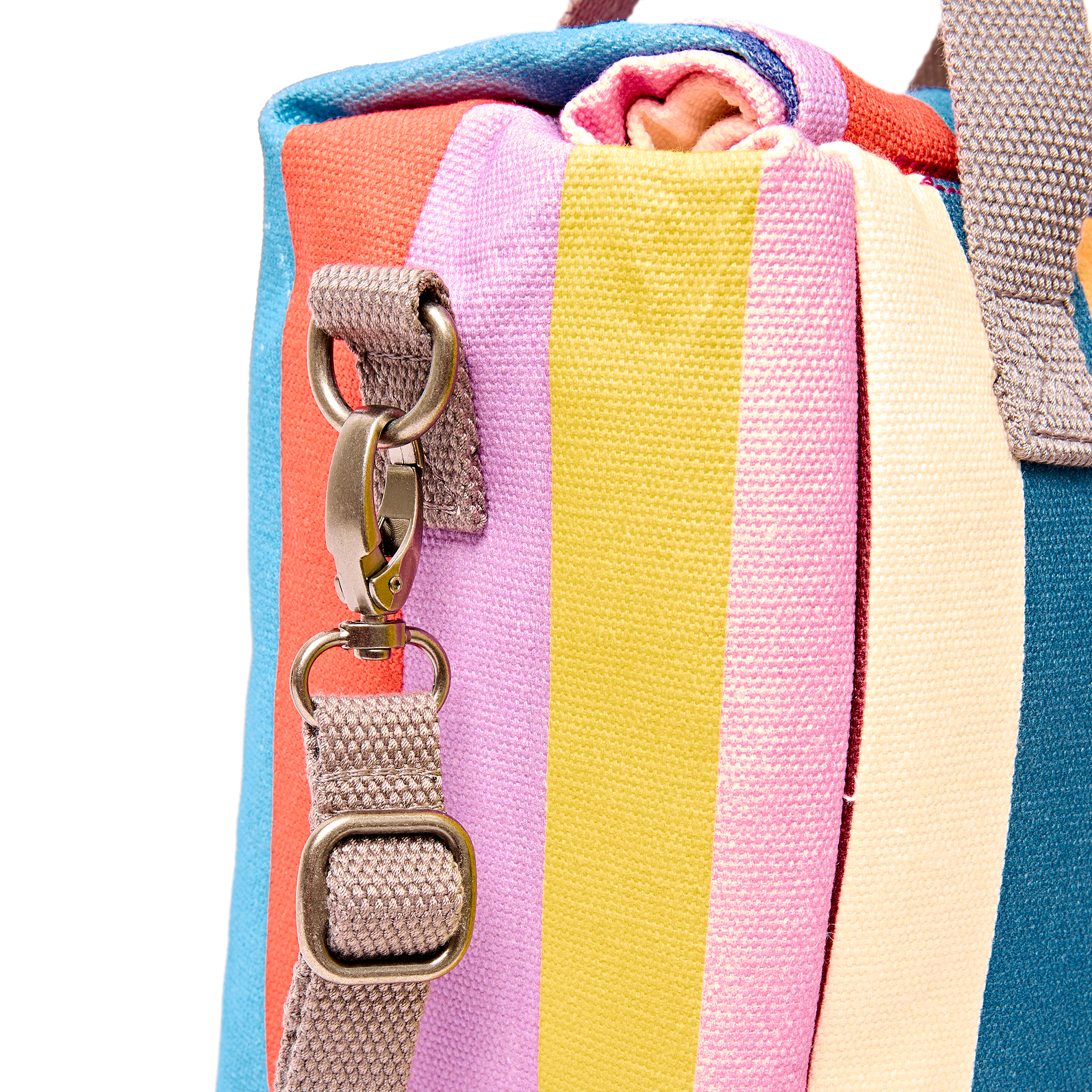 Roka Hampstead Lunch Bag matveske isolert Wide Stripe Multi