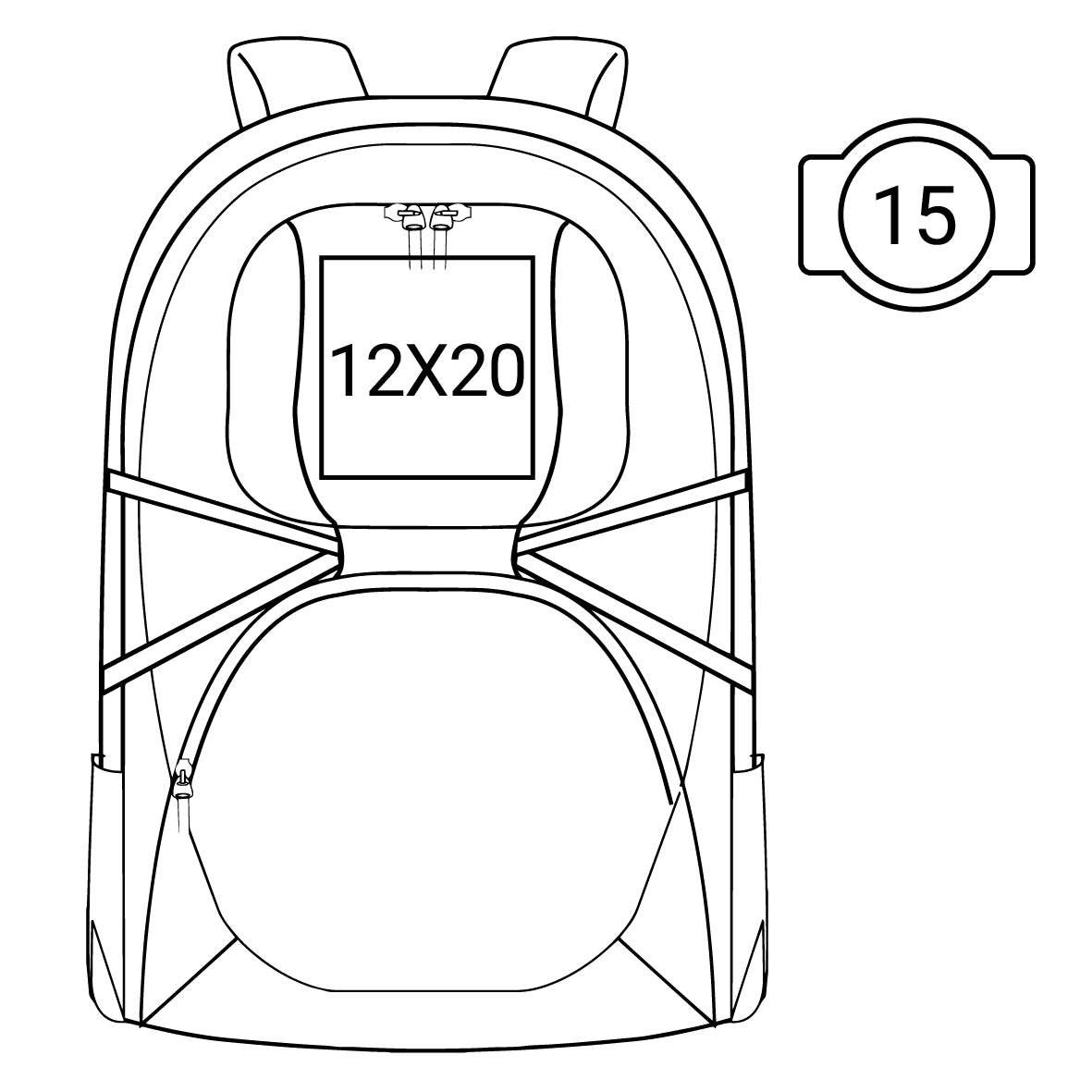 Shugon Solomon tursekk 50 liter svart