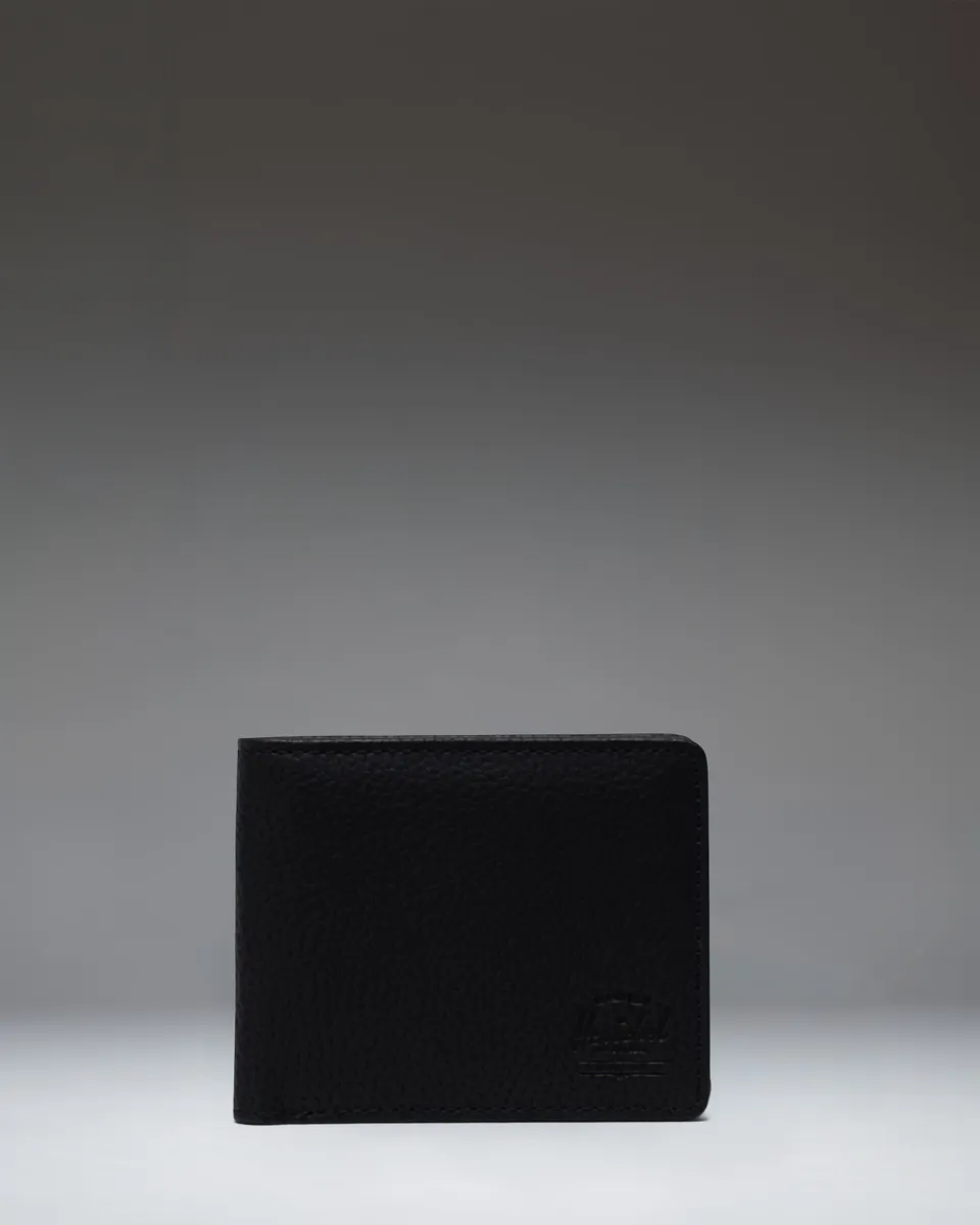 Herschel Roy lommebok svart vegansk skinn bifold