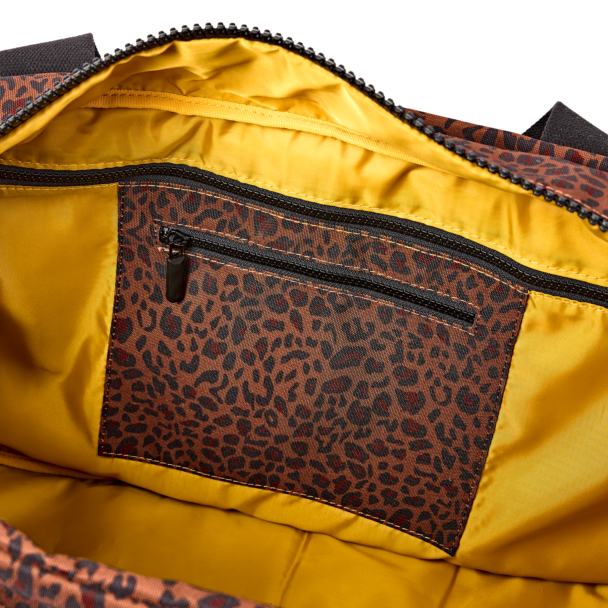 Roka London Gatwick Medium duffel corn mini leopard kabin