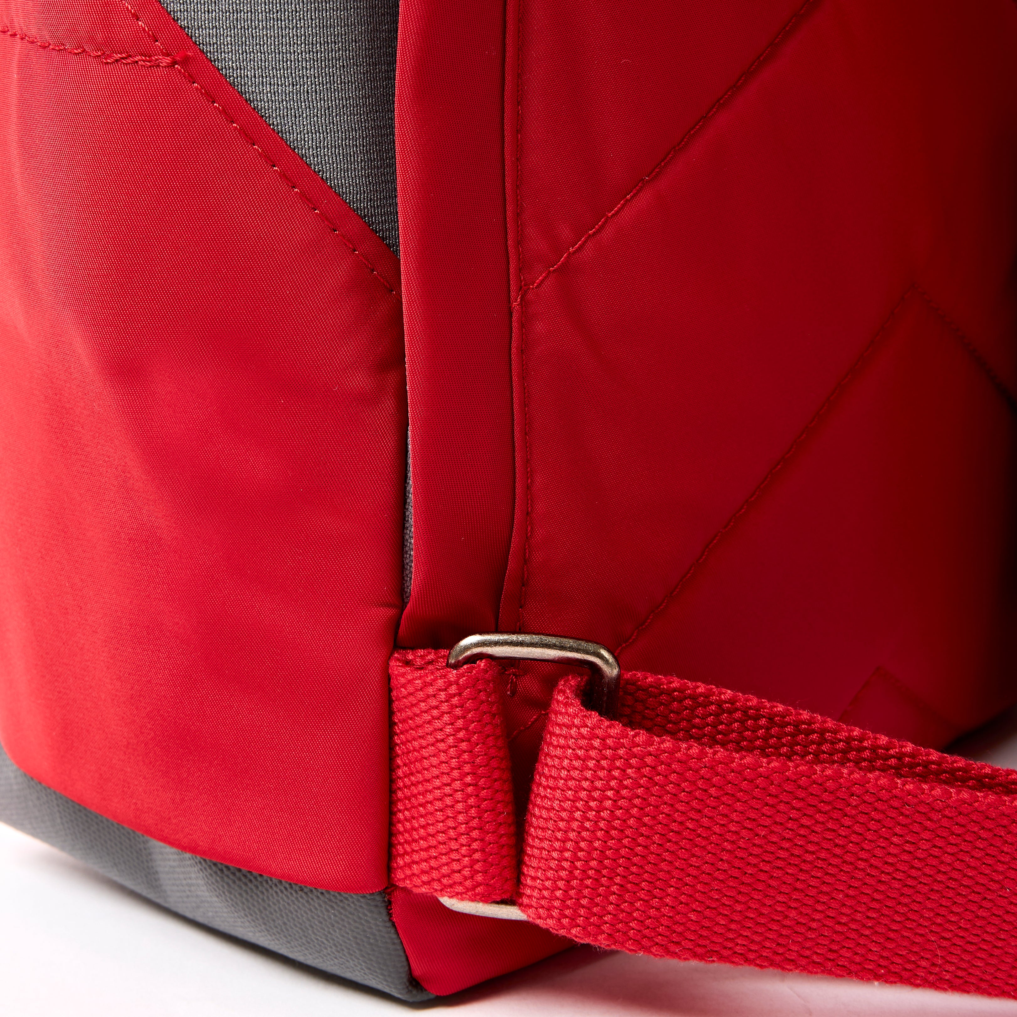 Roka London Canfield Roll Top ryggsekk Small Red Tonal 9,8 l