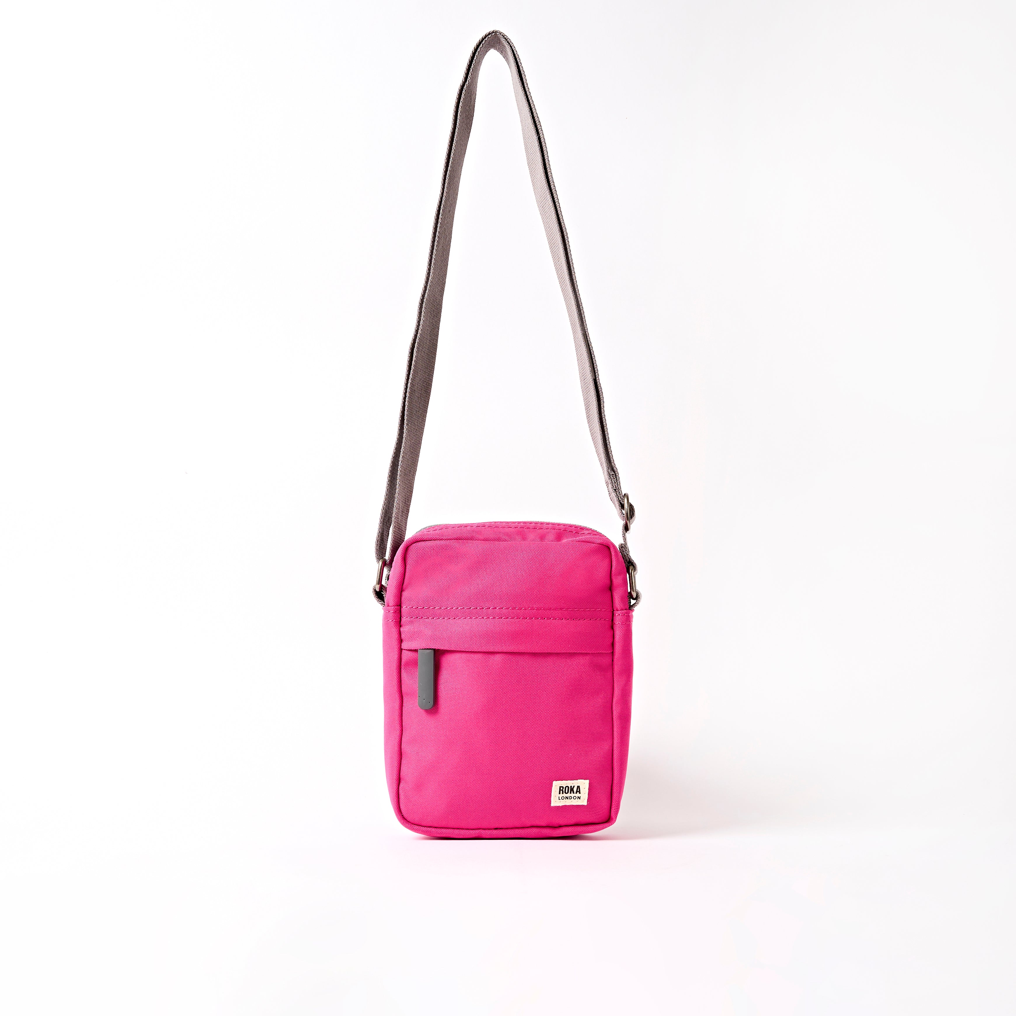 Roka London Bond Pocket skulderveske Granita Red Small 1,5L