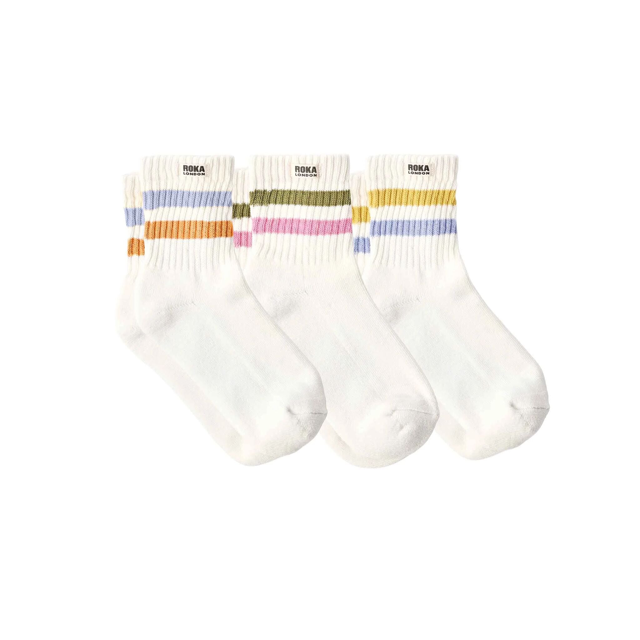 Roka London Windsor crewsokker dame Active Sporty 3-pk
