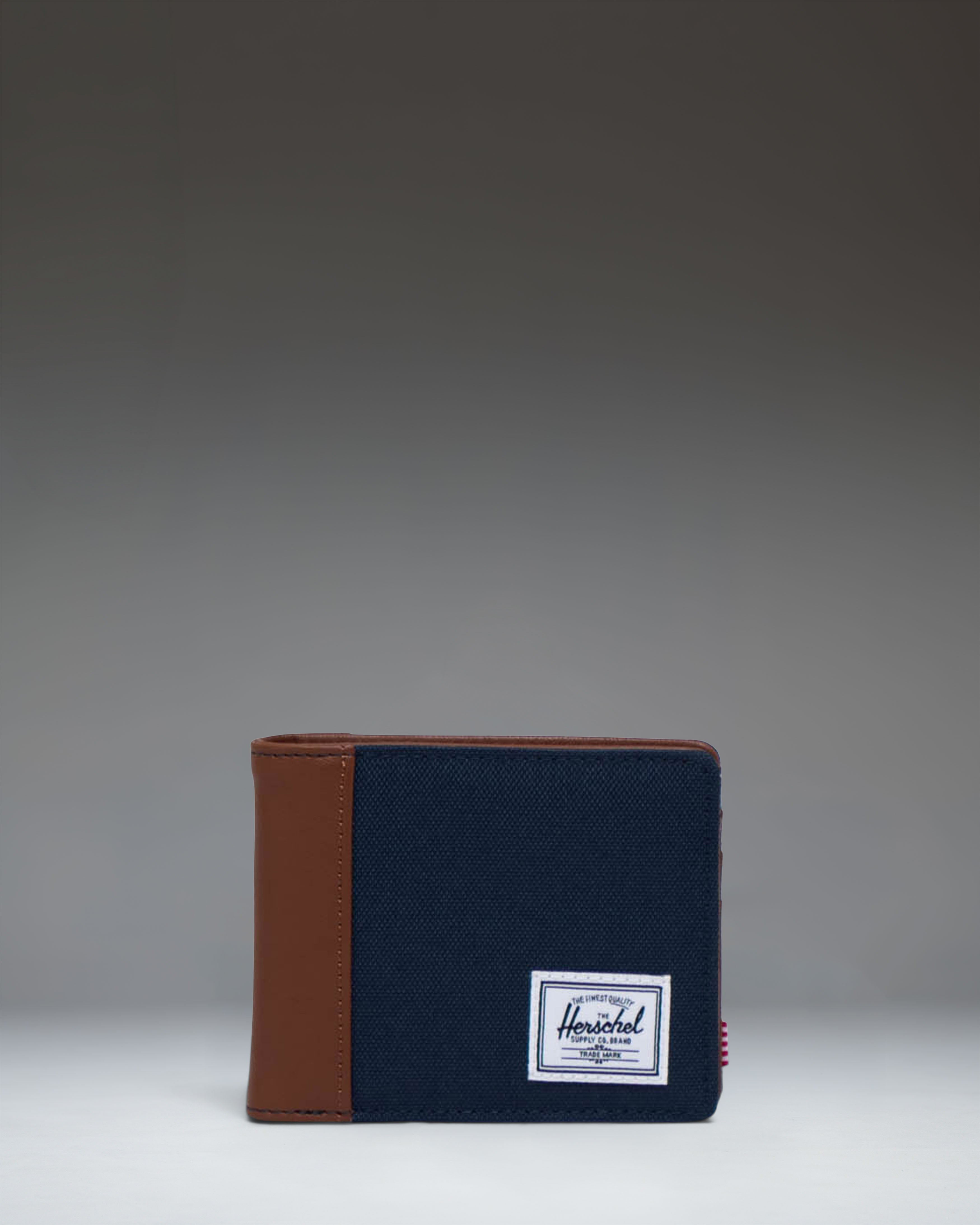 Herschel Hank lommebok svart brun bifold