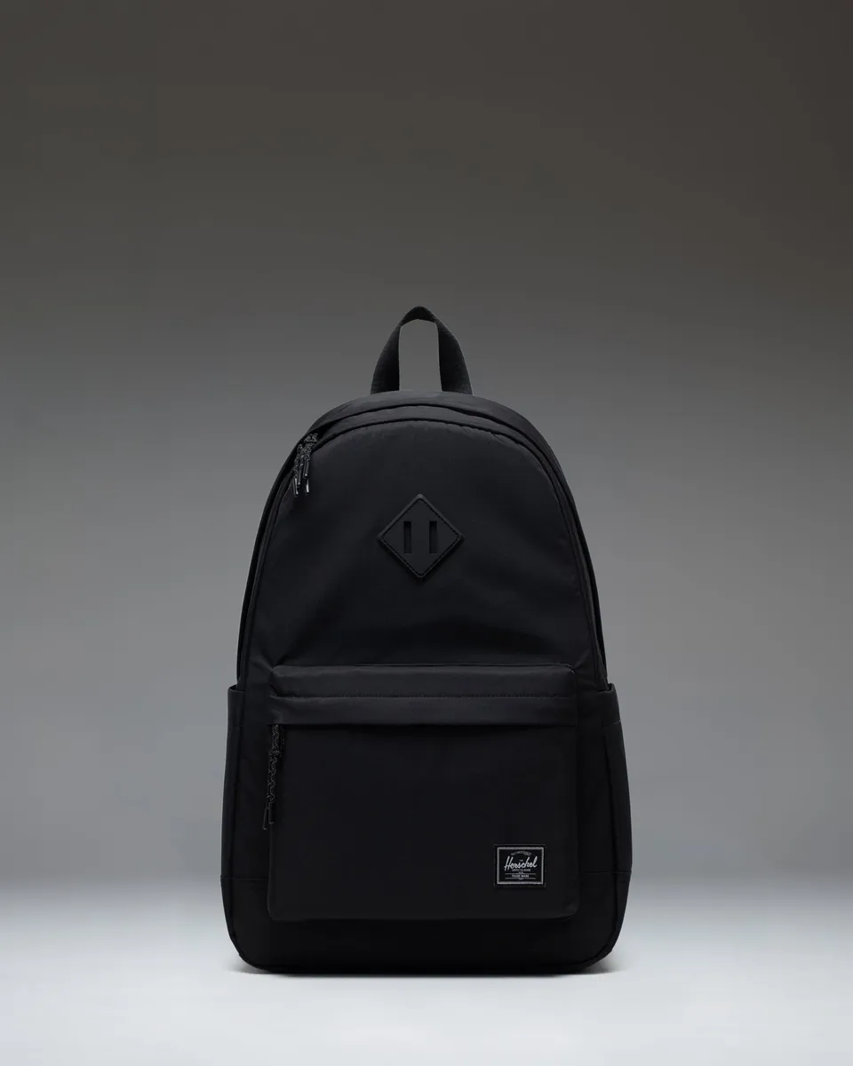 Herschel Heritage Backpack Twill ryggsekk svart/grå
