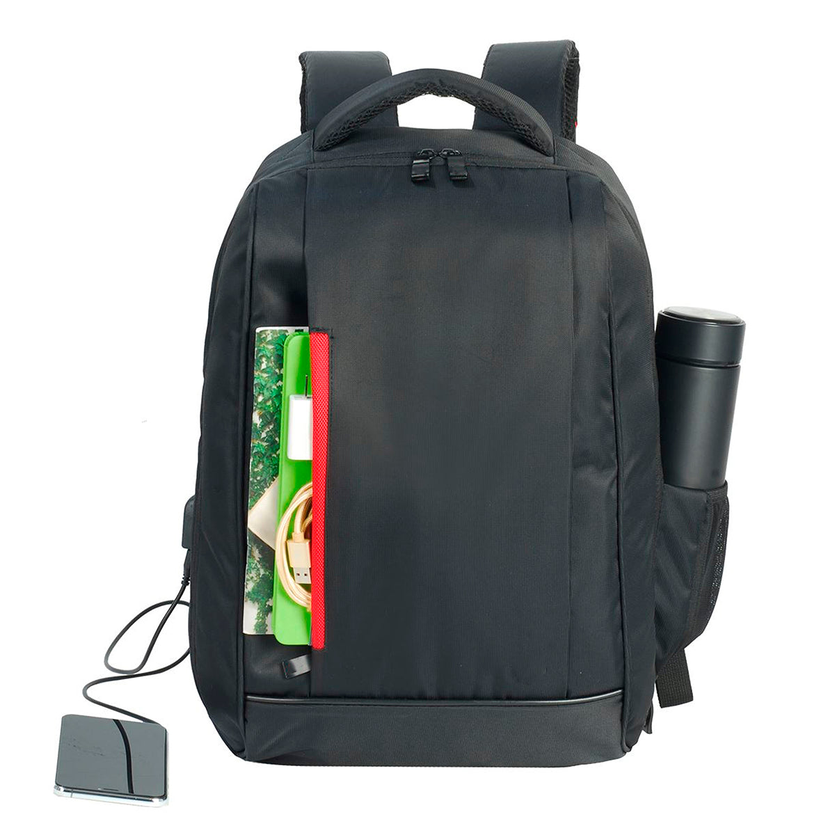 Shugon Kiel Urban laptop-ryggsekk svart/rød 15,6"