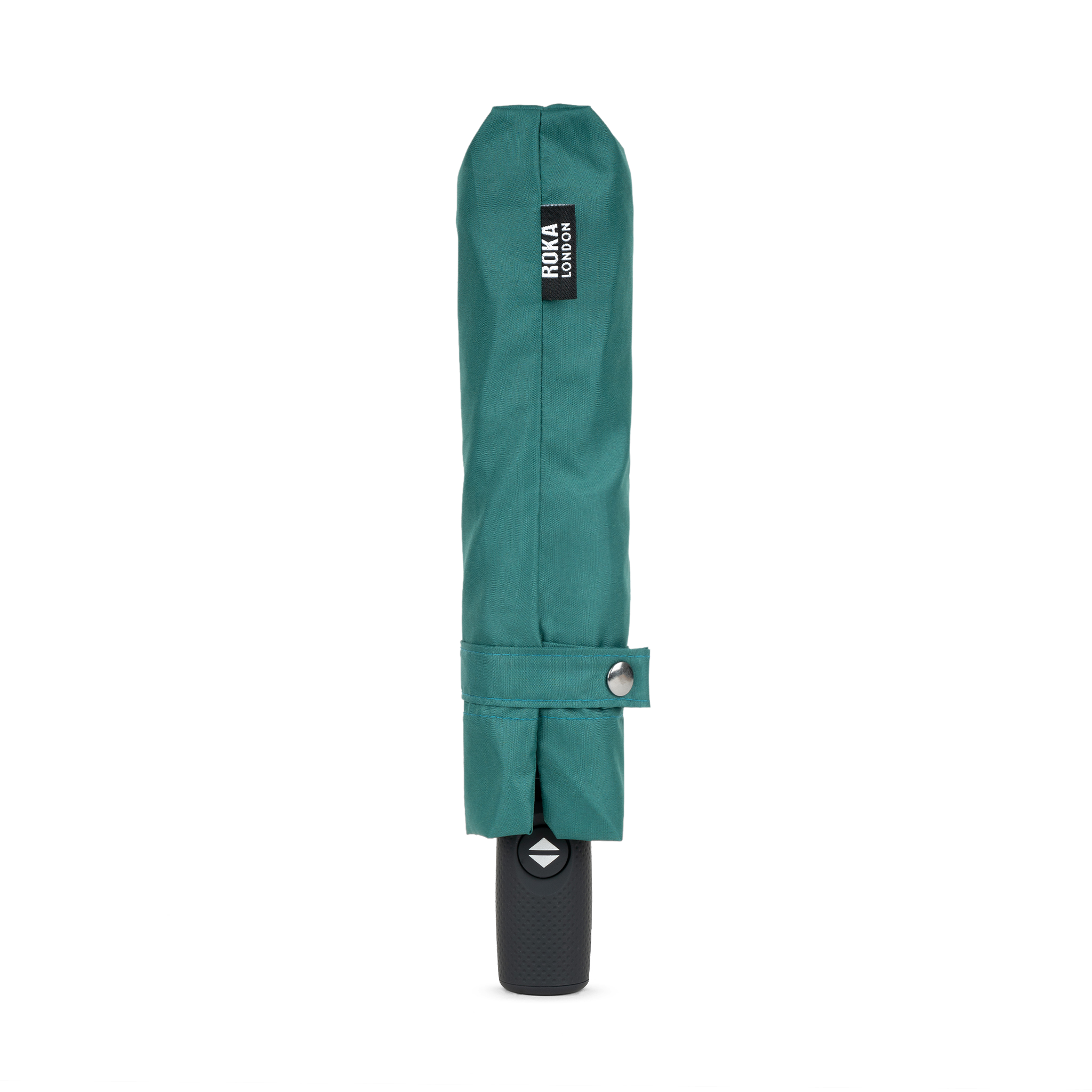 Roka London Waterloo paraply medium teal midnight kompakt