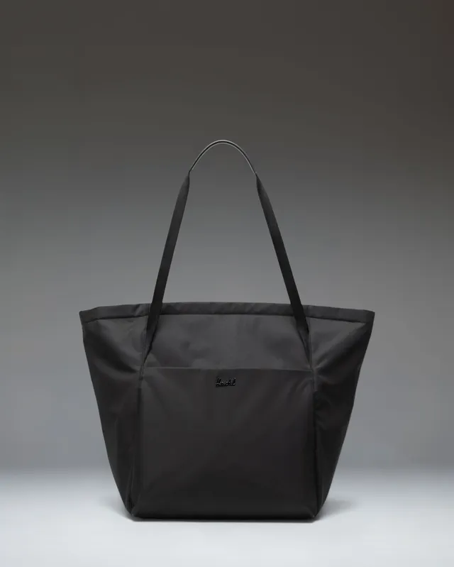Herschel Joana Tote totebag svart laptop skinn