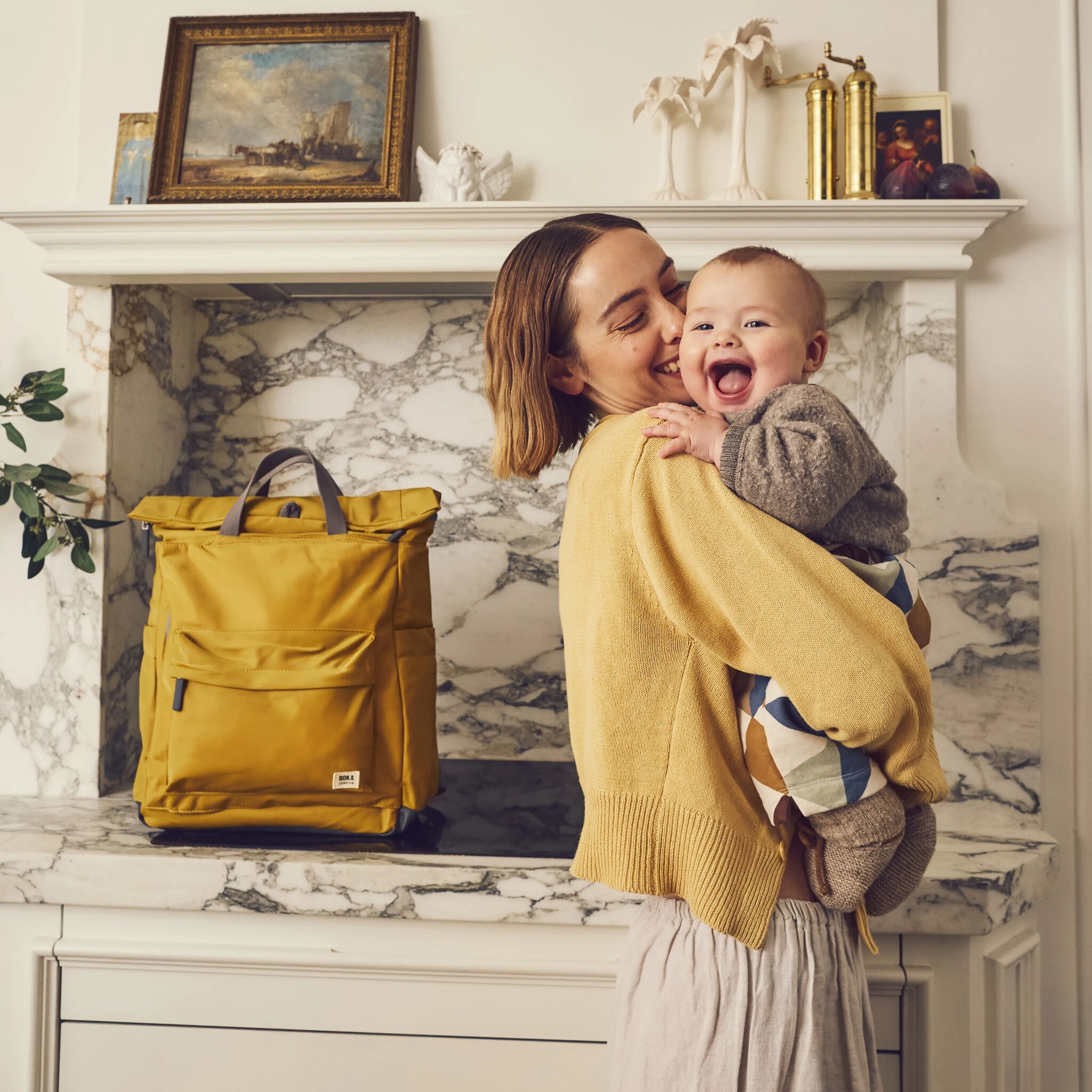 Roka London Primrose stellebag corn large 4-i-1