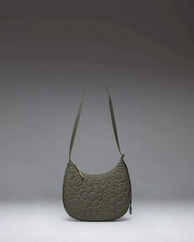 Herschel Yara Quilted skulderveske Black Tonal Daisy