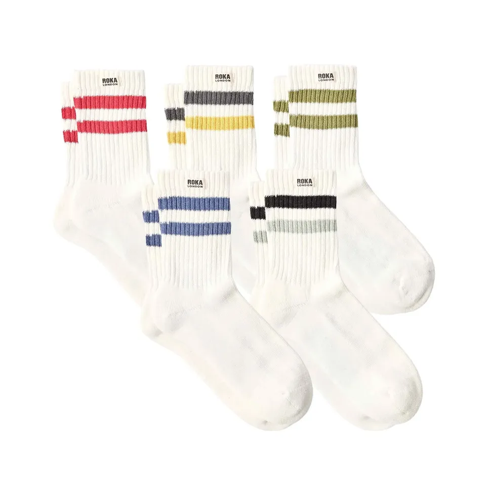 Roka London Windsor crewsokker varsity 3-pack 40-48