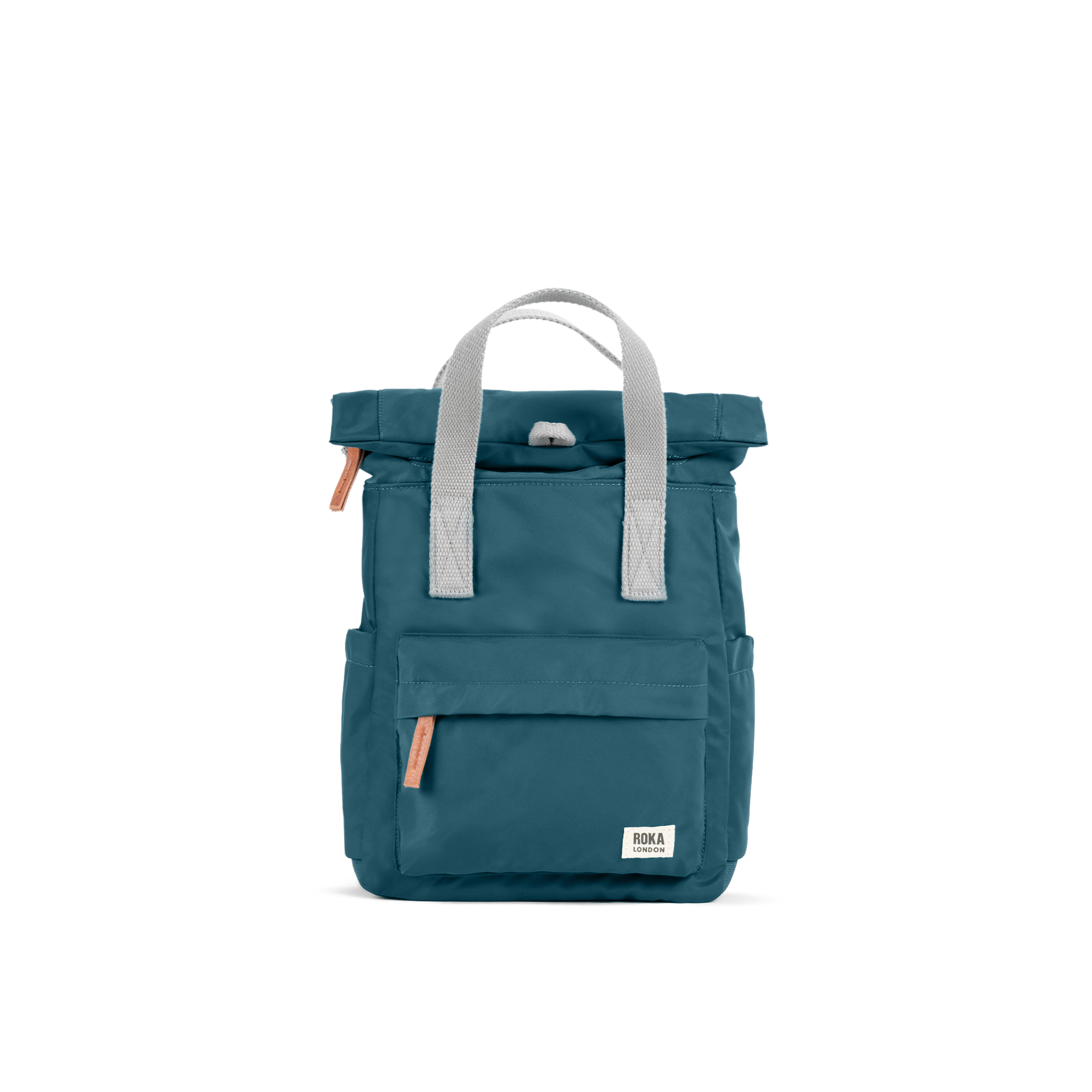 Roka London Canfield Roll Top ryggsekk teal vanntett