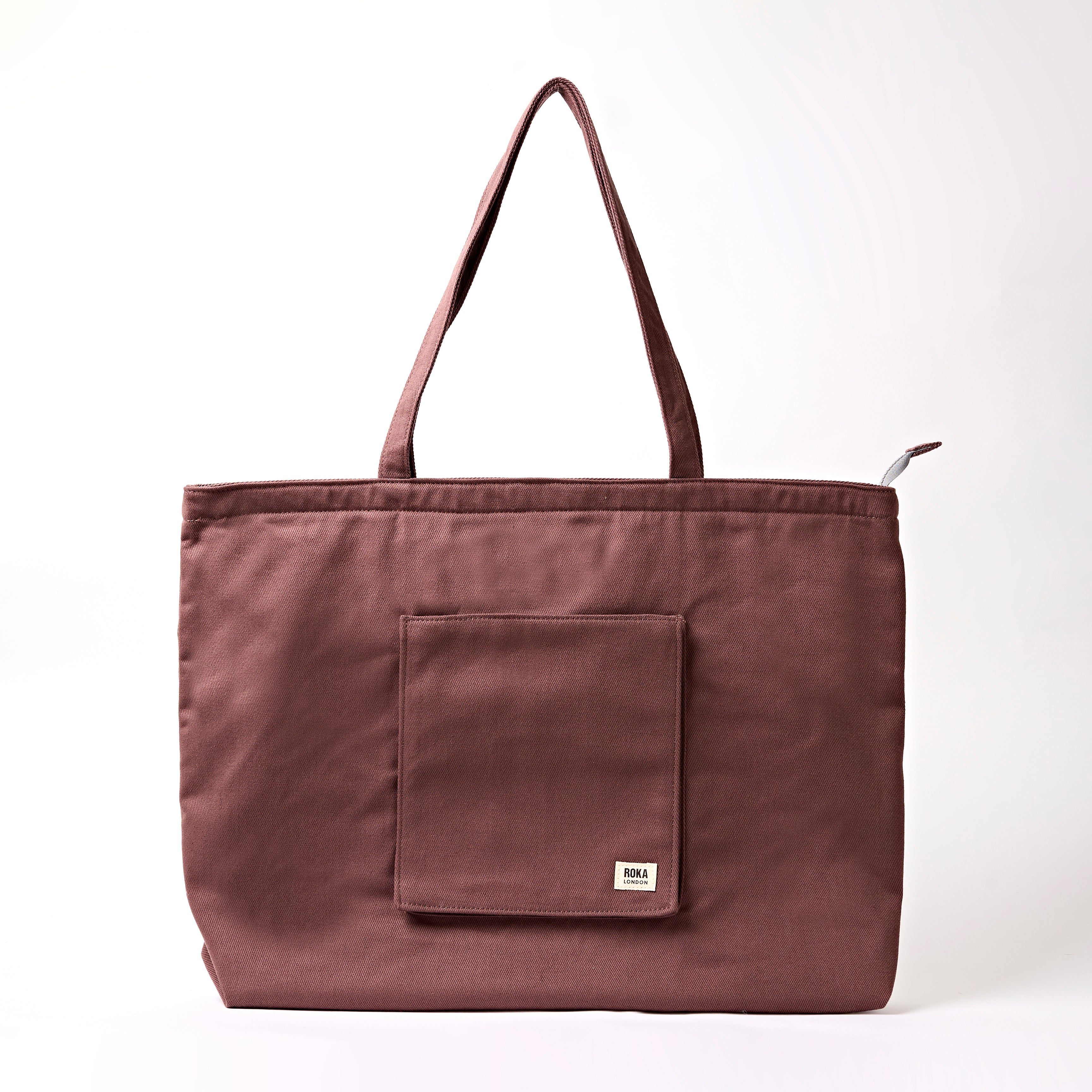 Roka London Portobello tote Large Cocoa 19,2 liter