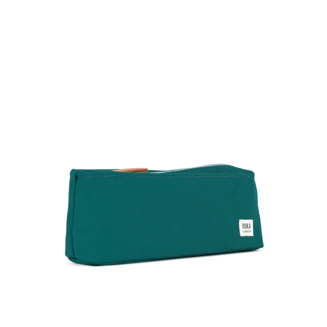 Roka London Pimlico Small pouch 1,3 liter teal vanntett