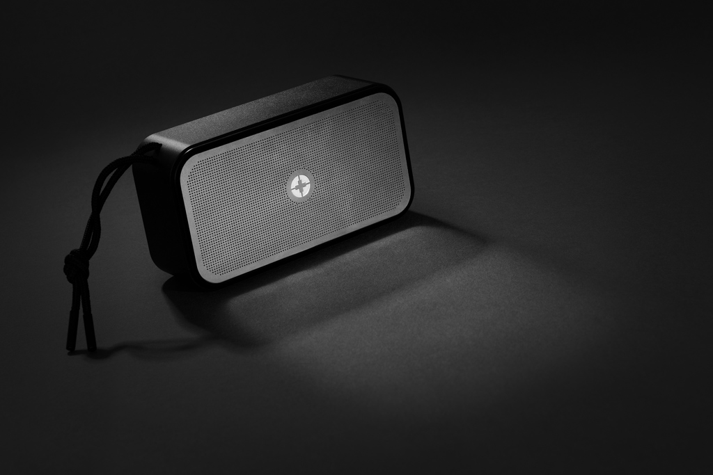 Swiss Peak RCS 10W bluetooth-høyttaler grå aluminium