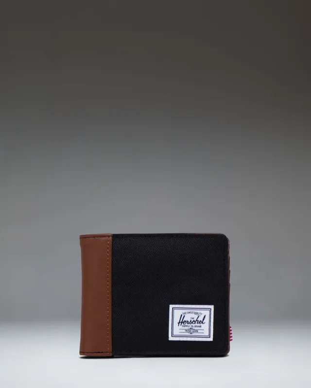 Herschel Hank lommebok svart brun bifold