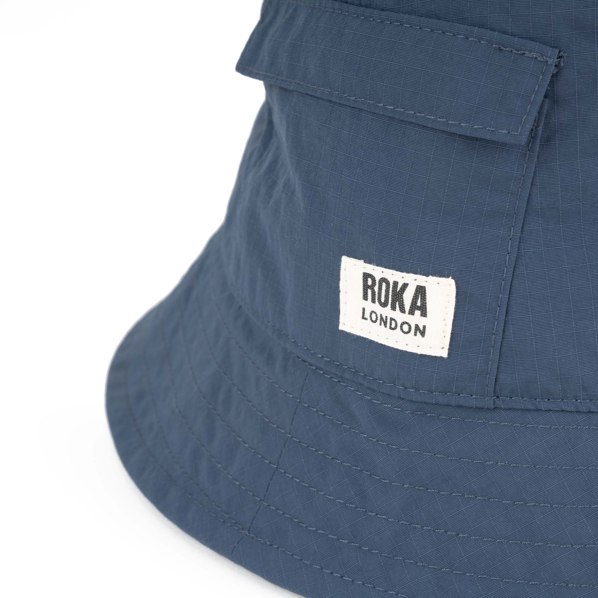Roka London Bedford Hat bøttehatt deep blue vanntett