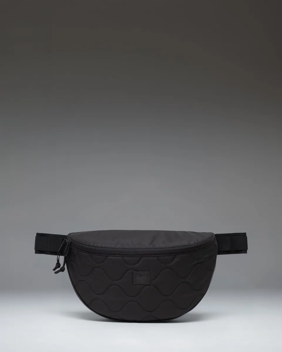 Herschel Kaine XL rumpetaske svart vattert