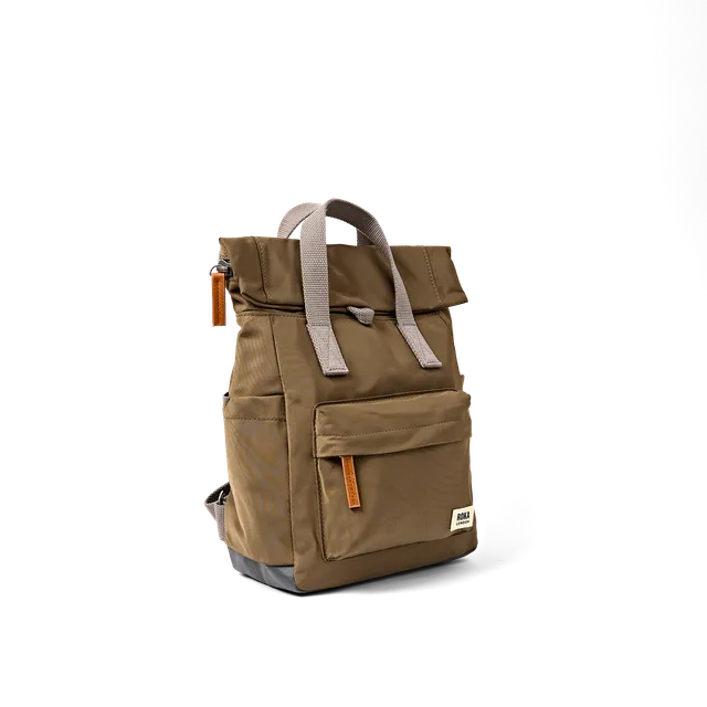 Roka London Canfield Roll Top ryggsekk Army Medium 16,4 liter