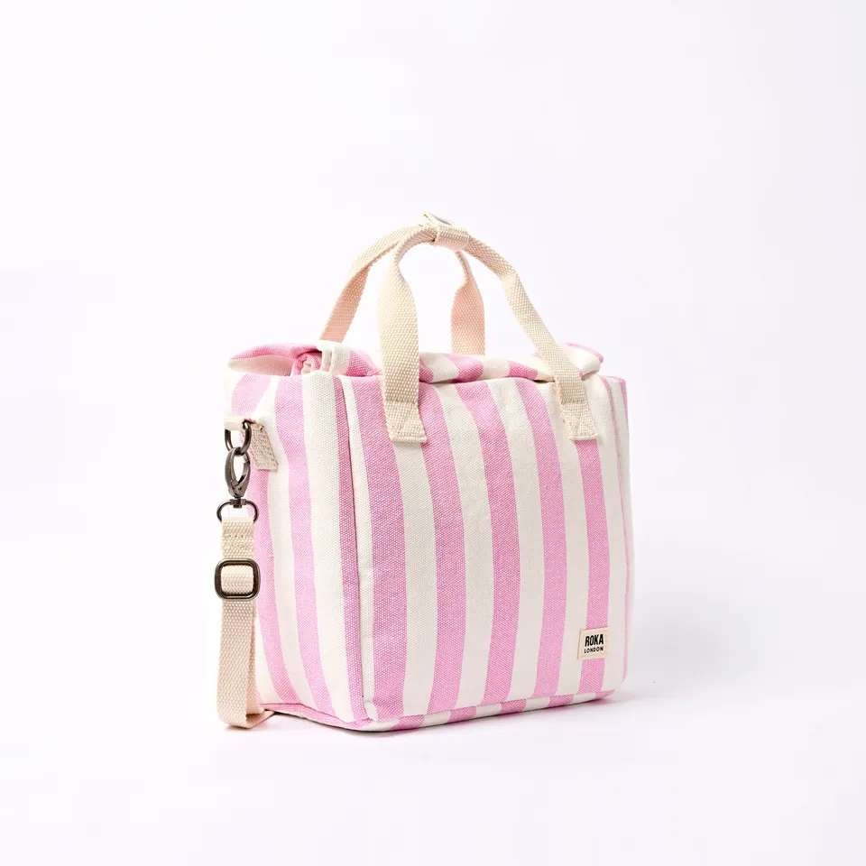 Roka London Hampstead lunsjveske Sherbet Stripe 7,4 liter
