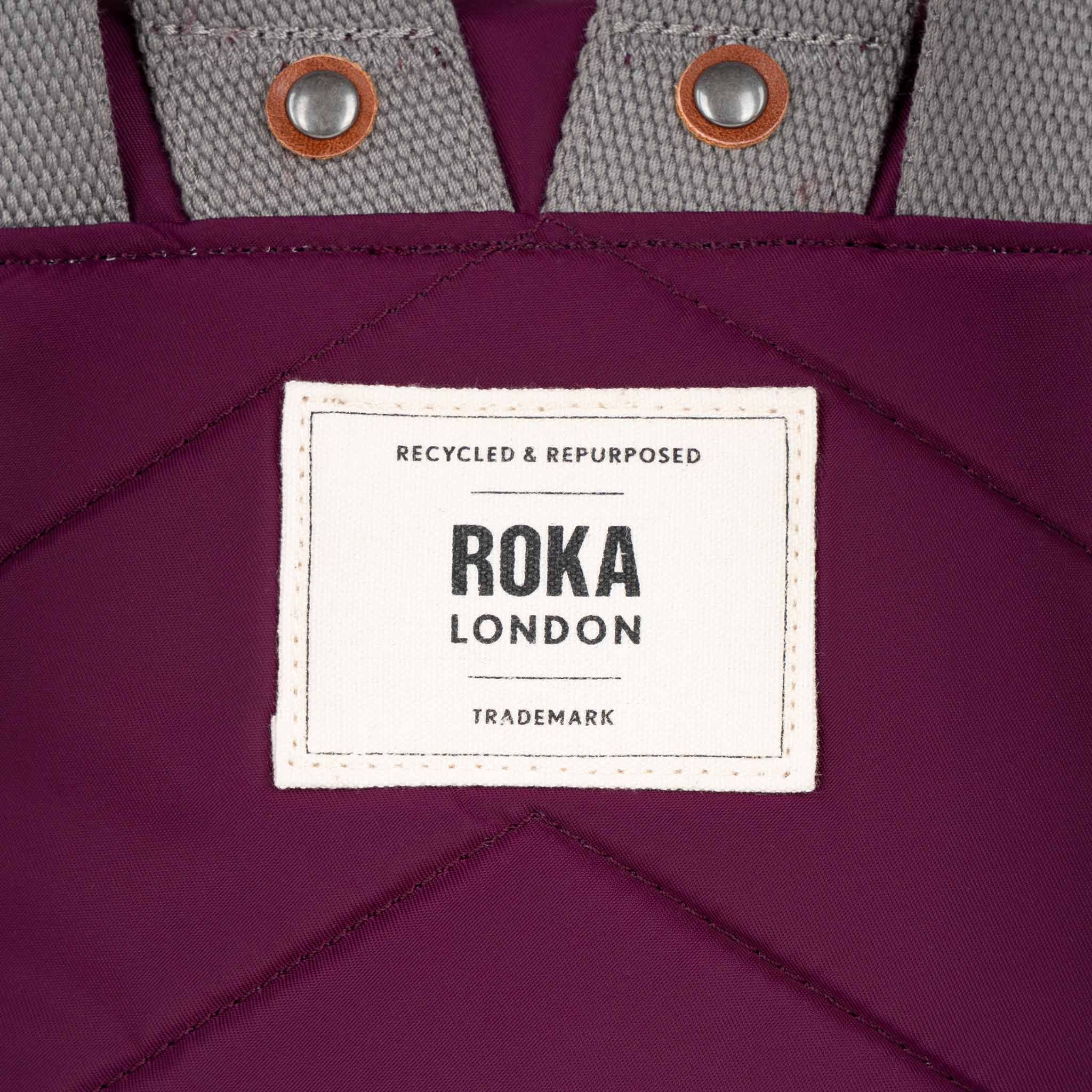 Roka London Bantry Royal Burgundy ryggsekk small 7,4 liter