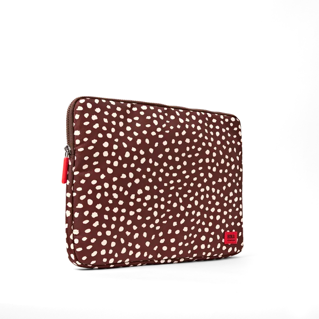 Roka London Brick Lane laptoptrekk brown dot 14" vanntett