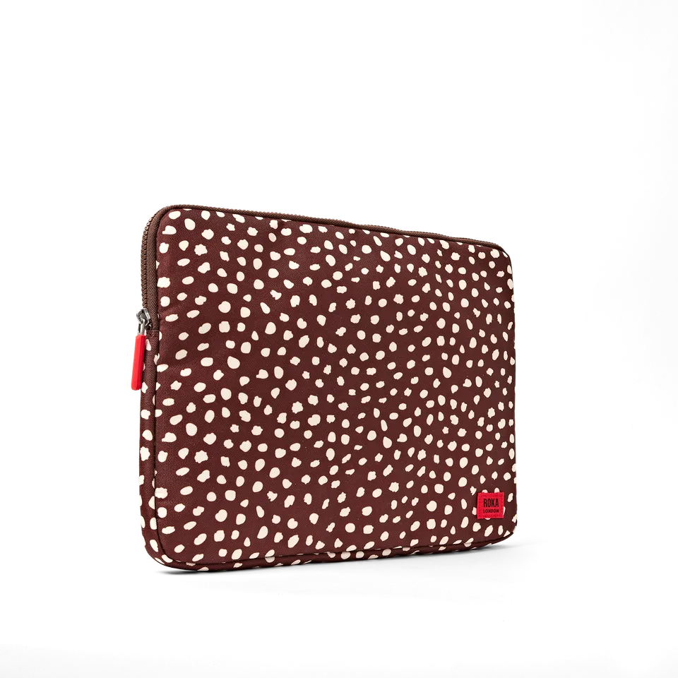 Roka London Brick Lane laptoptrekk brown dot 14" vanntett