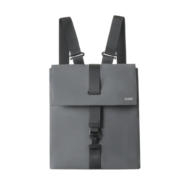 KIWEE Square M ryggsekk mineralgrå 15 L laptop 15"