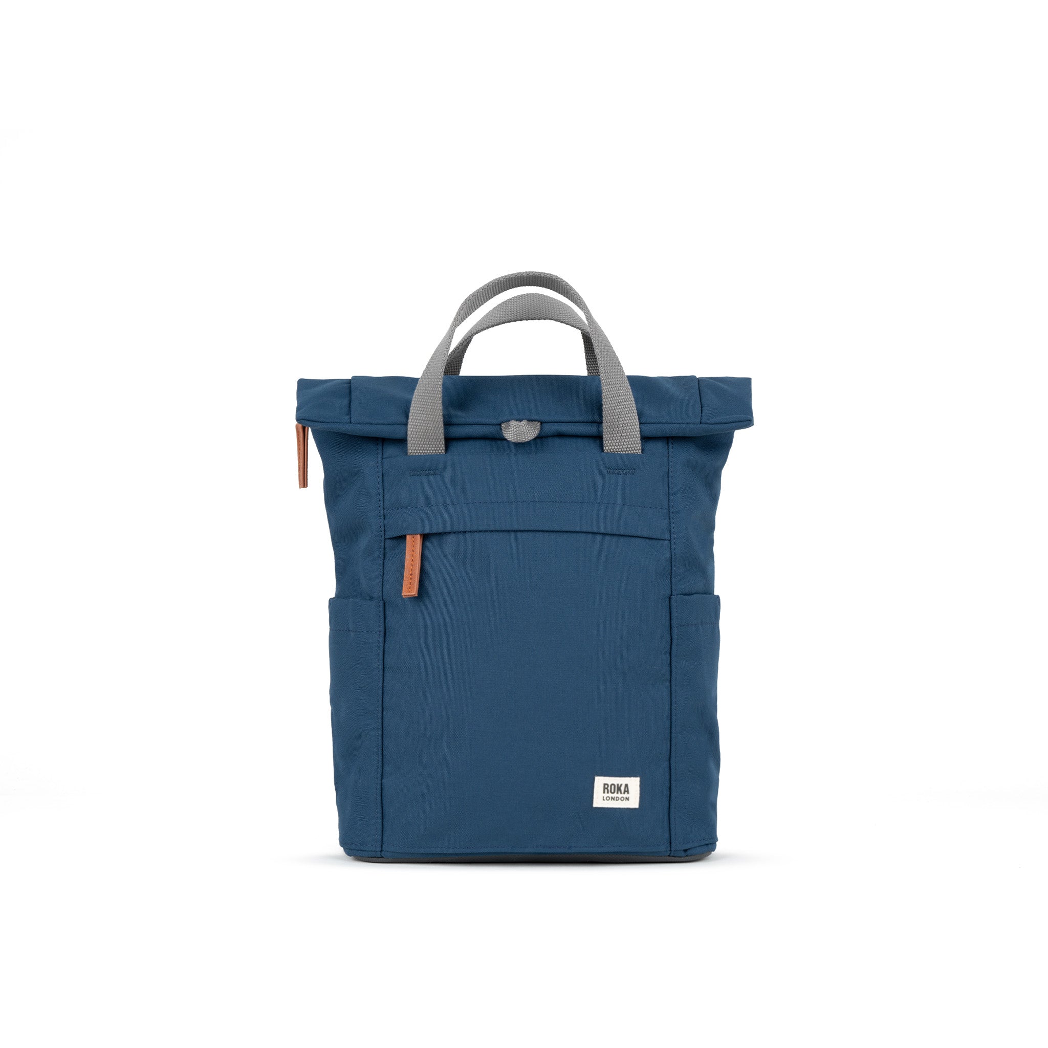 Roka London Finchley ryggsekk Deep Blue rolltopp laptop