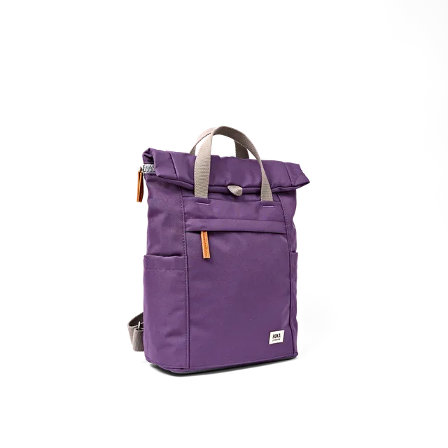 Roka London Finchley ryggsekk Deep Grape roll-top laptop