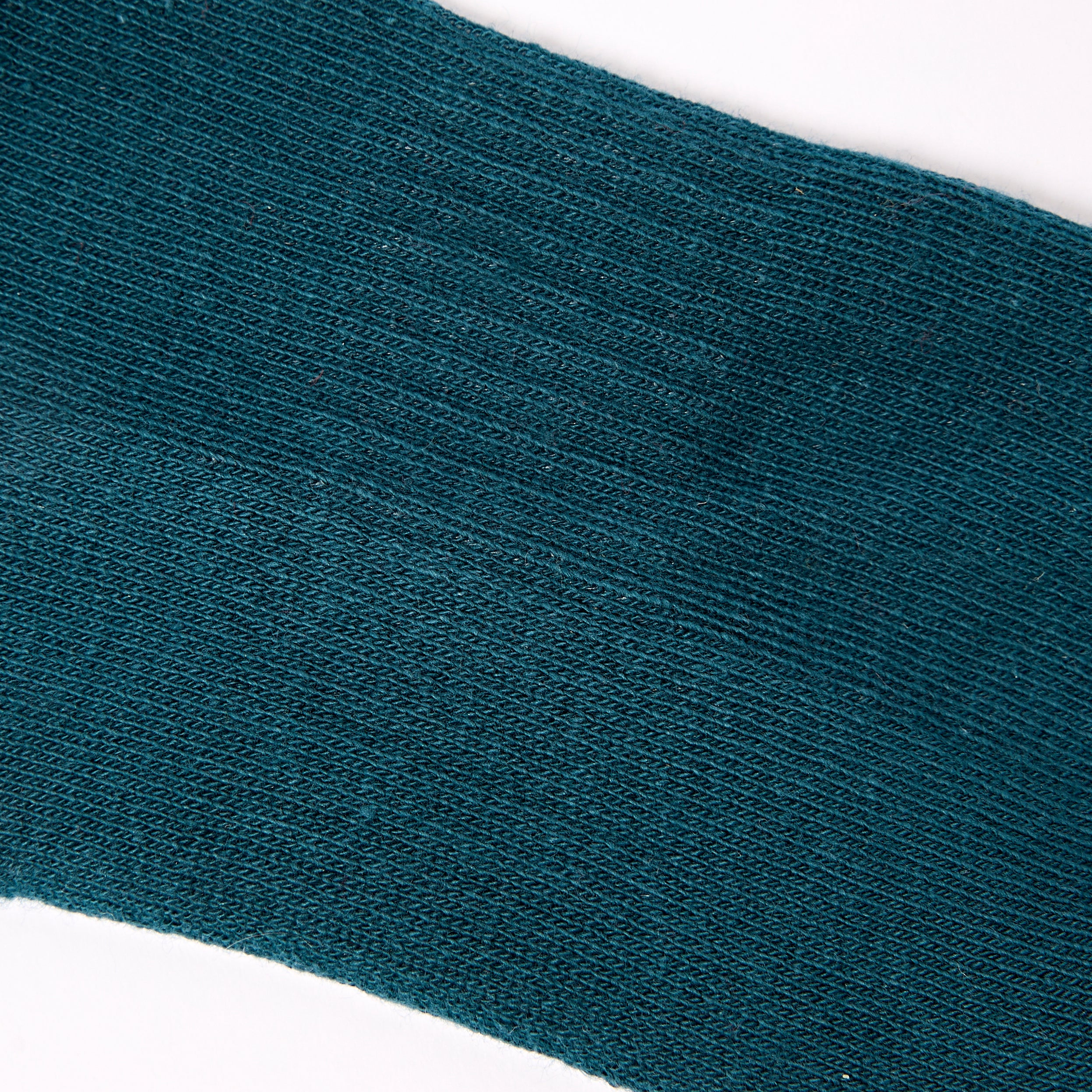 Roka London Wimbledon crew sokker teal 36–42 økologisk bomull