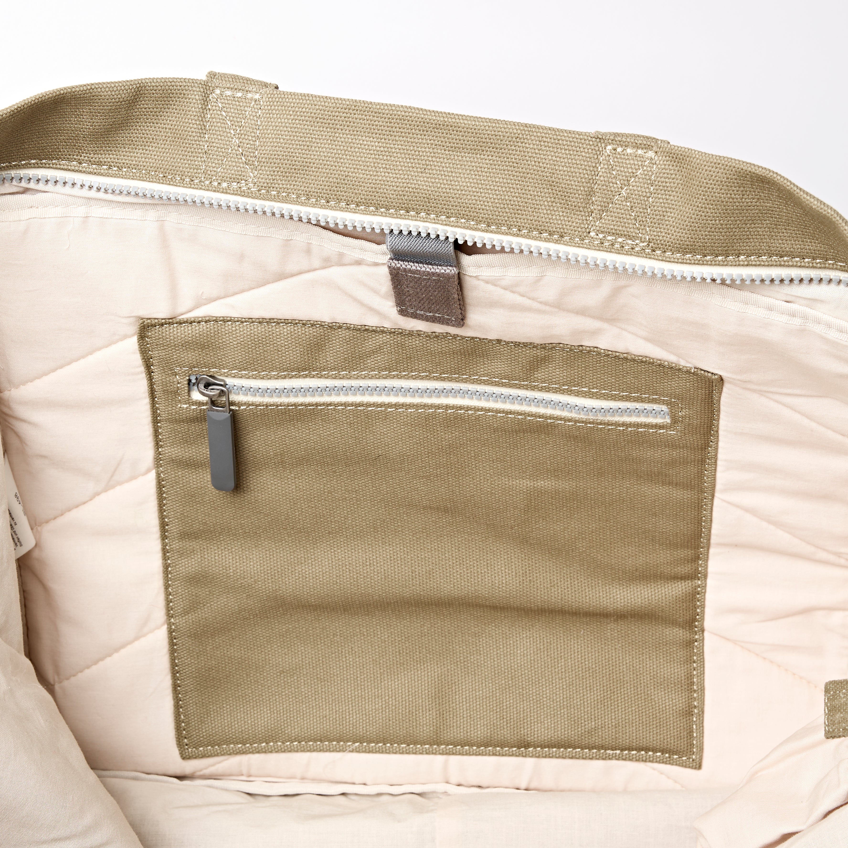 Roka London Marylebone Large totebag taupe 43 liter