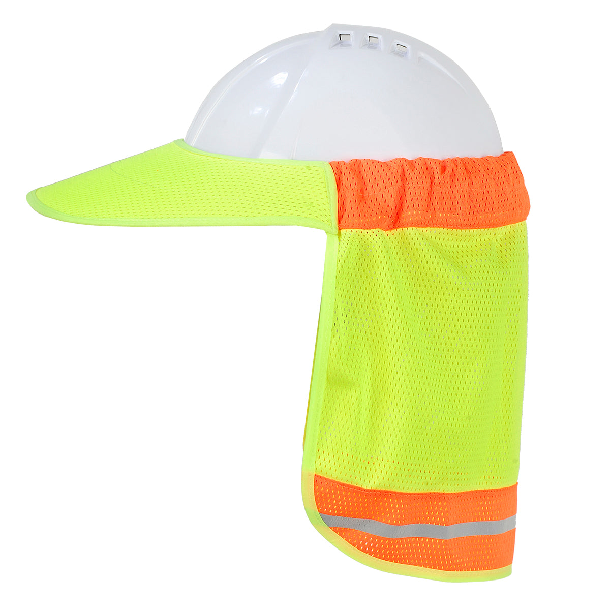 Shugon Hi-Safe Neck Shield nakkebeskytter hi-vis orange sol