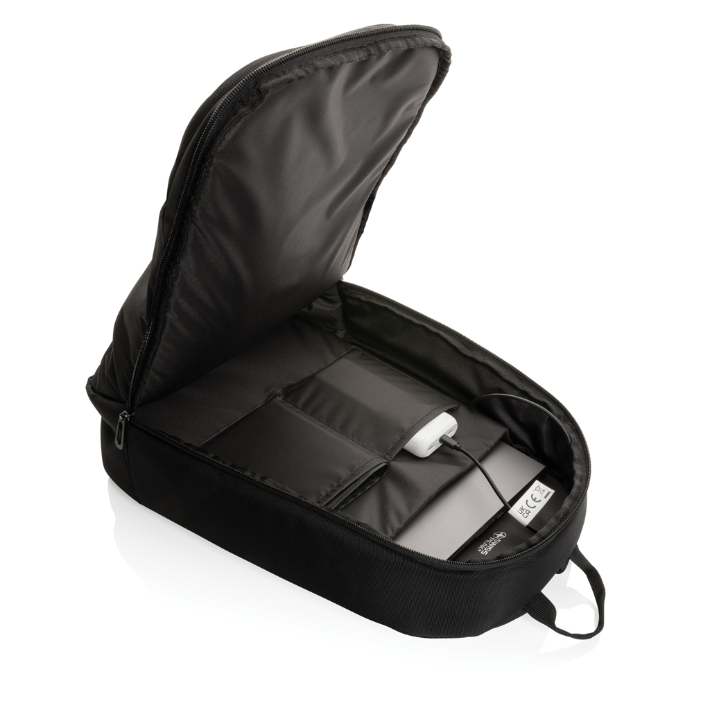 Swiss Peak AWARE Modern ryggsekk 15,6" svart USB-C