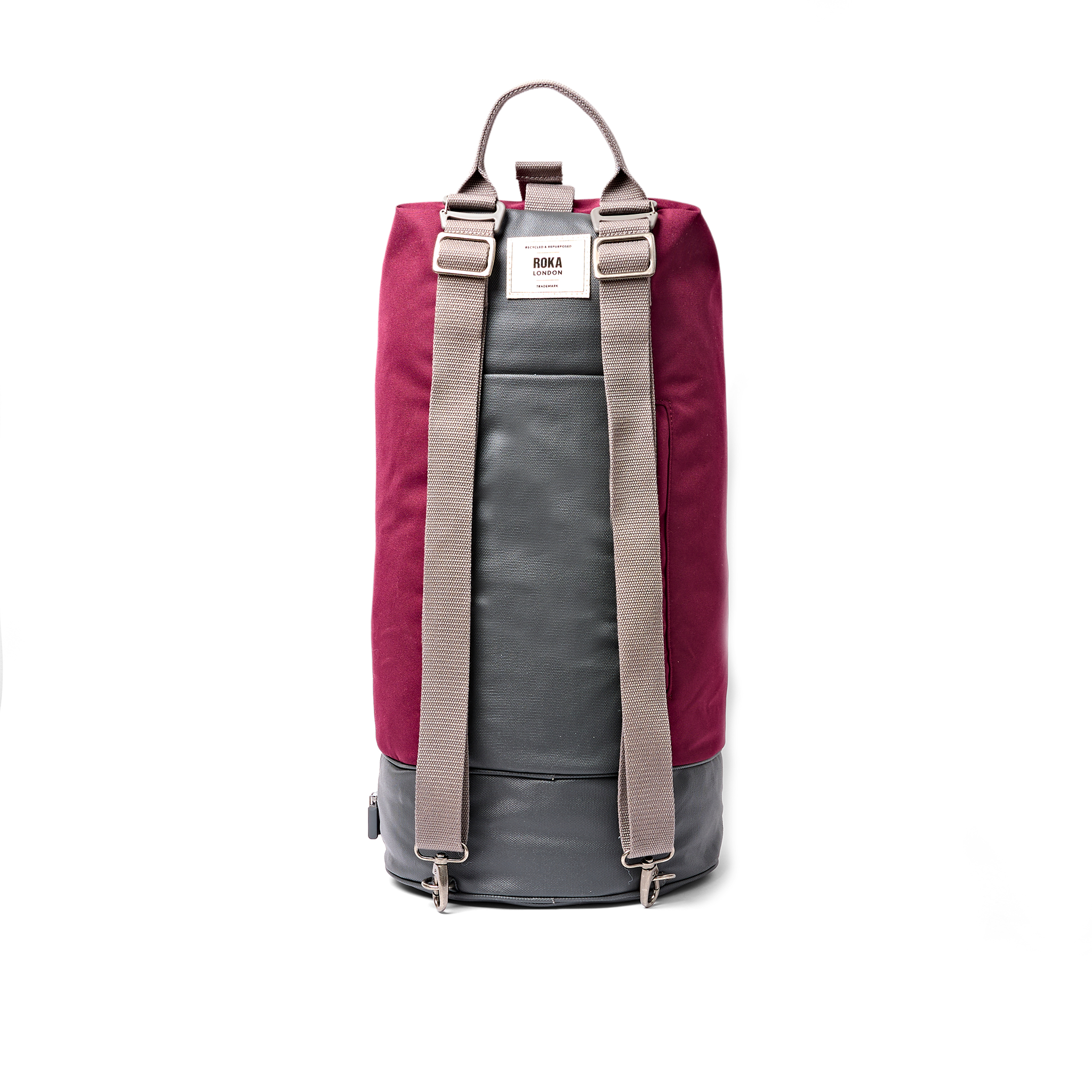 Roka London Heathrow duffelbag cherry lacquer large trening