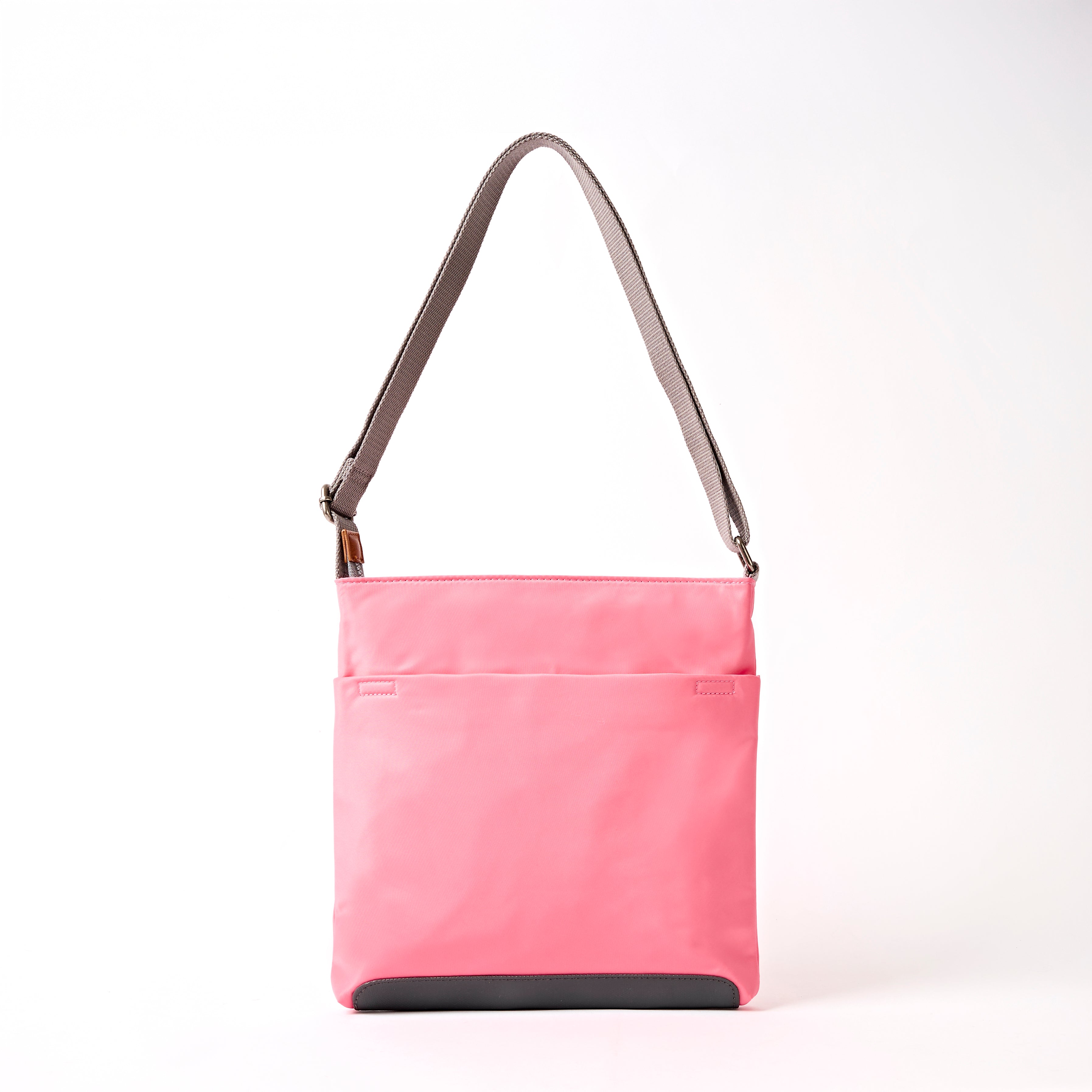 Roka London Kennington crossbody Pink Lemonade Medium vanntett