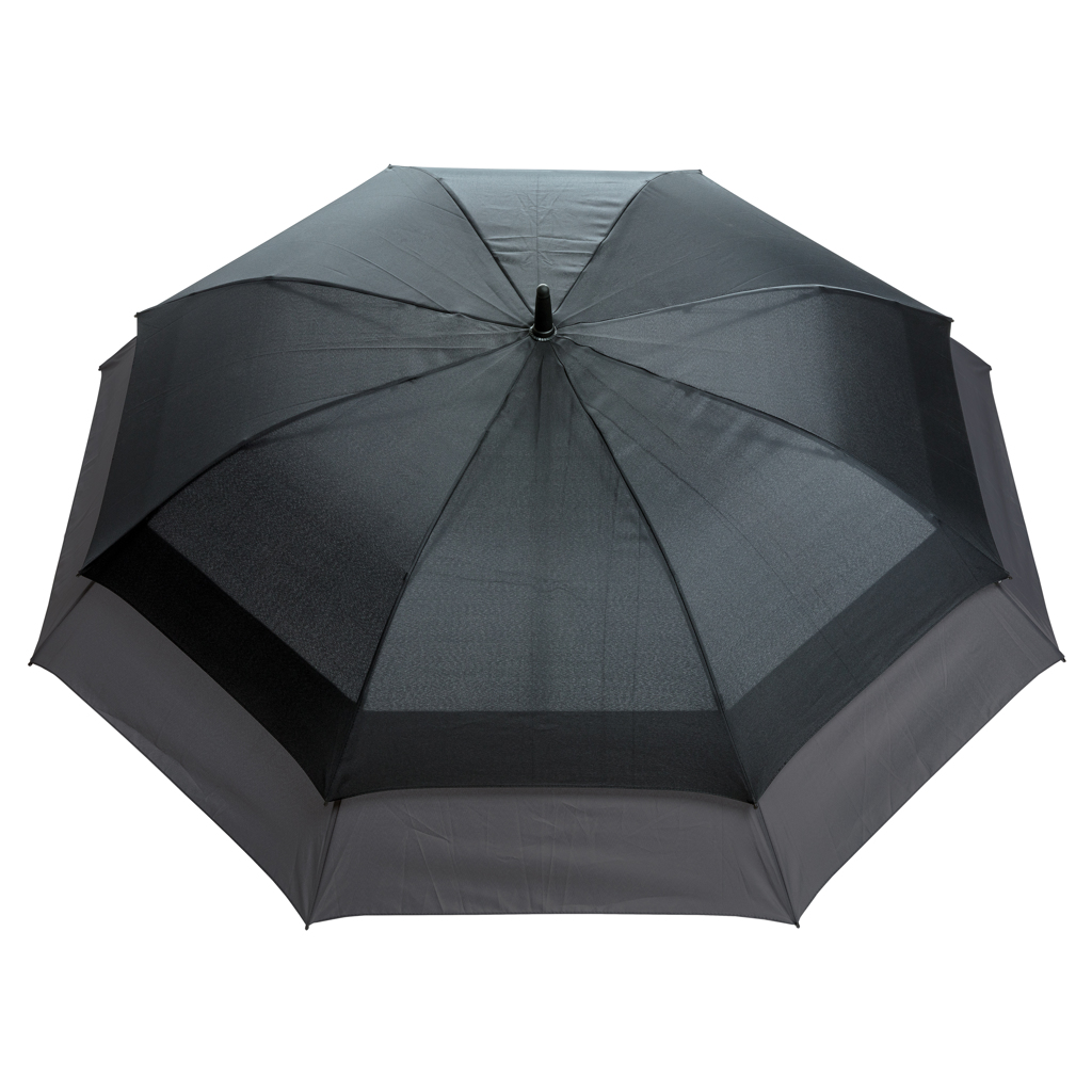 Swiss Peak AWARE 23–27 ekspanderbar paraply svart stormsikker