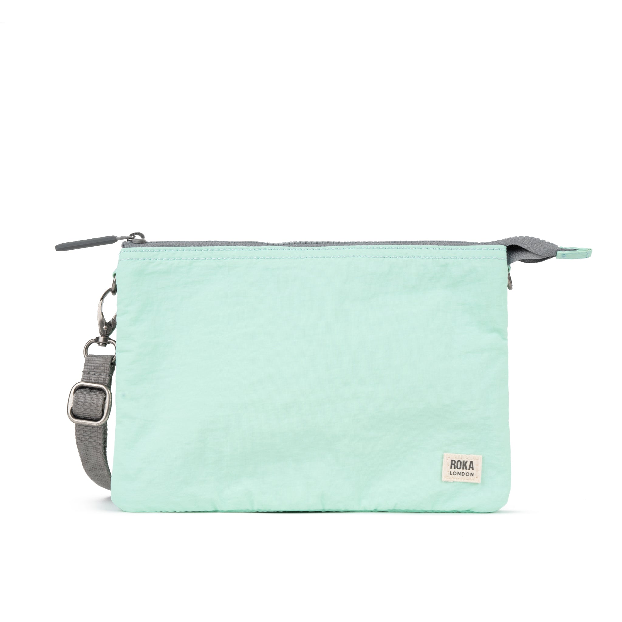 Roka London Carnaby XL crossbody lommebok mint 0,5 l