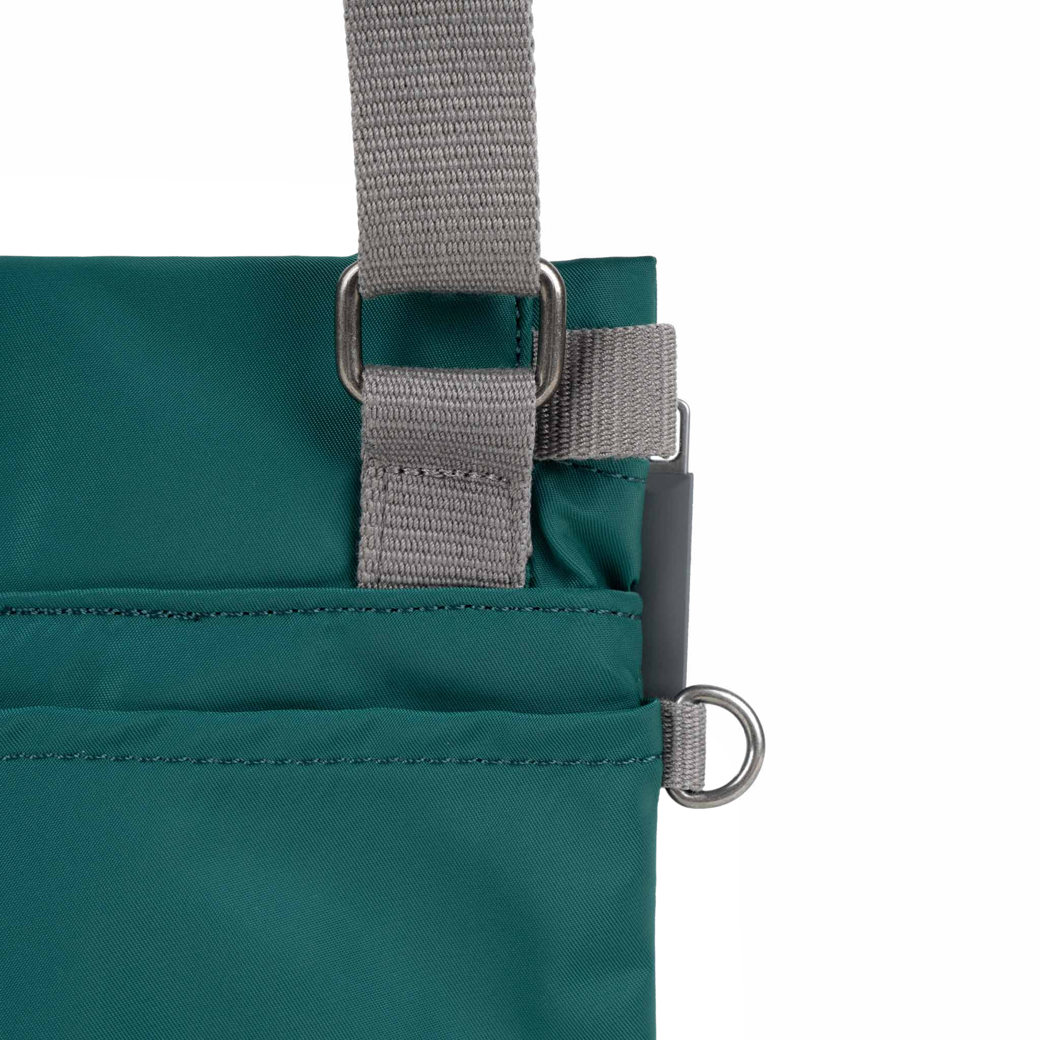 Roka London Stratford crossbody skulderveske teal S 0,5L