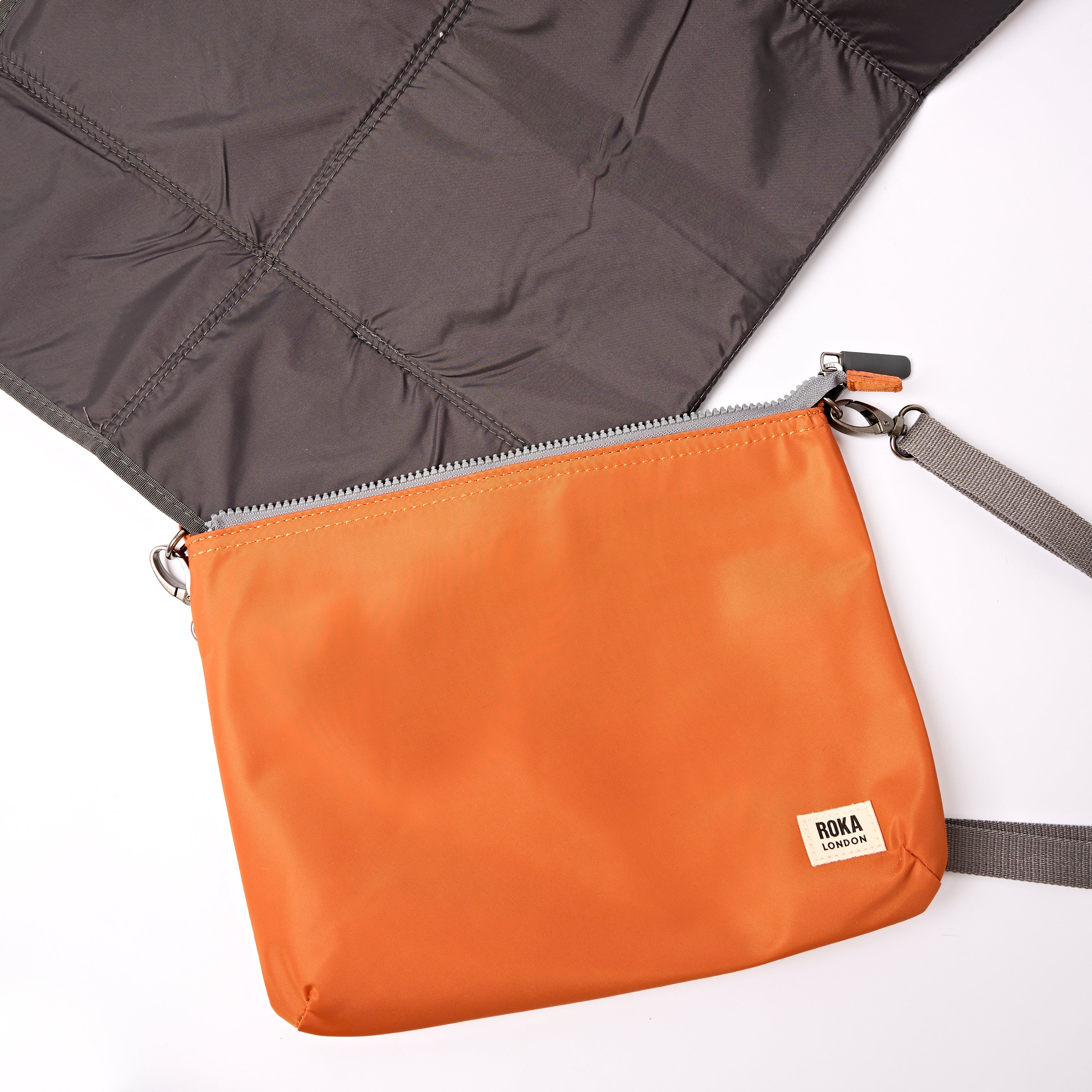 Roka London Primrose stellebag burnt orange large 4-i-1