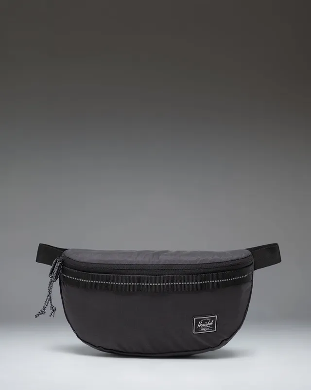 Herschel Kaine rumpetaske Black/Black refleks